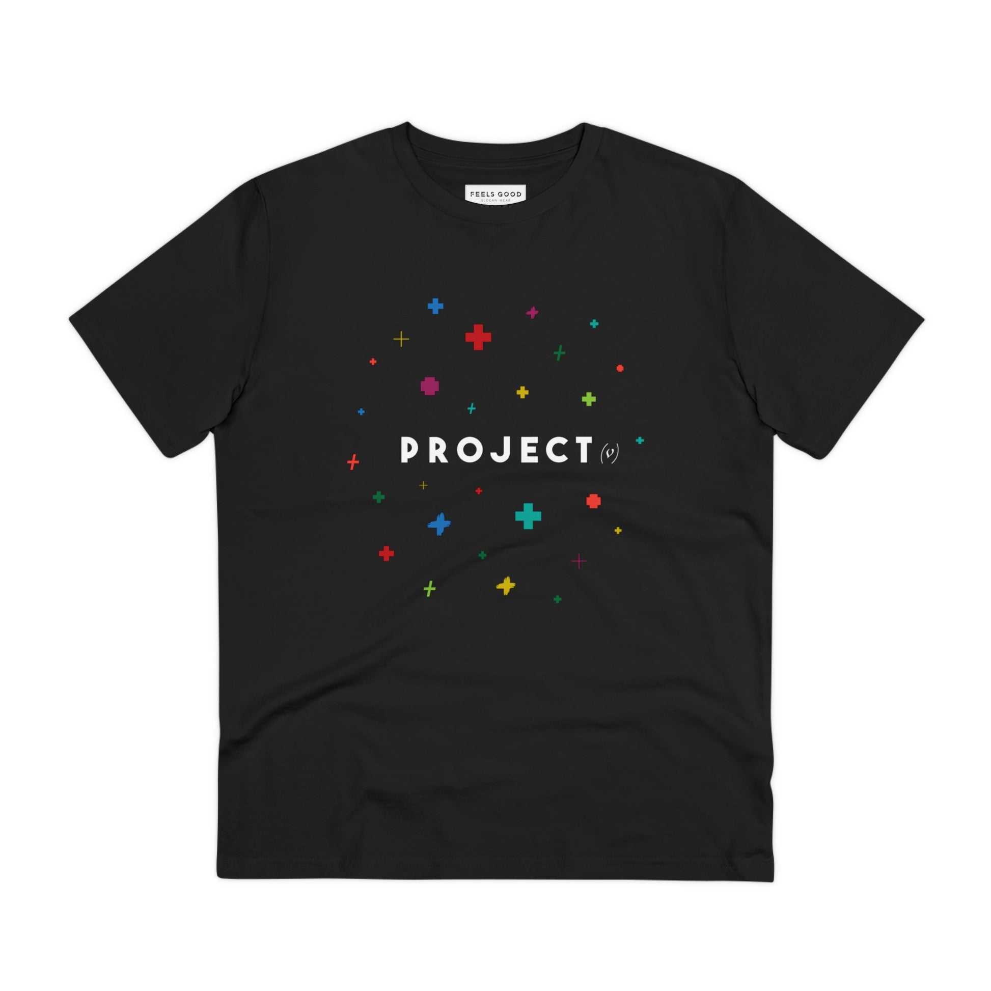 Popular best t-shirt: Contemporary 'Project Positivity' tee.
