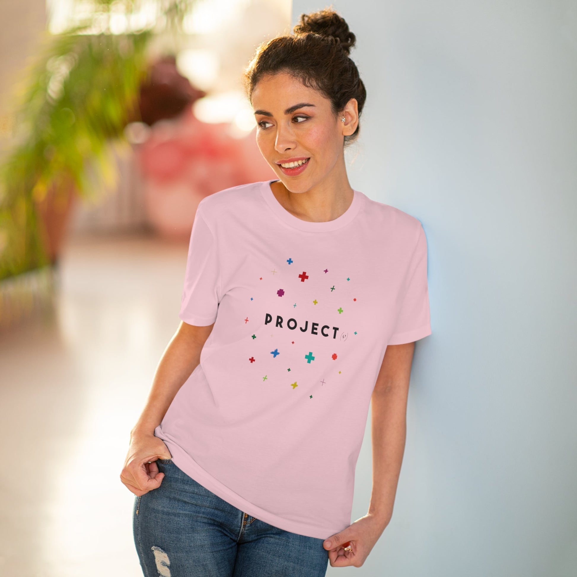 Best t-shirt brand: Contemporary 'Project Positivity' cotton.
