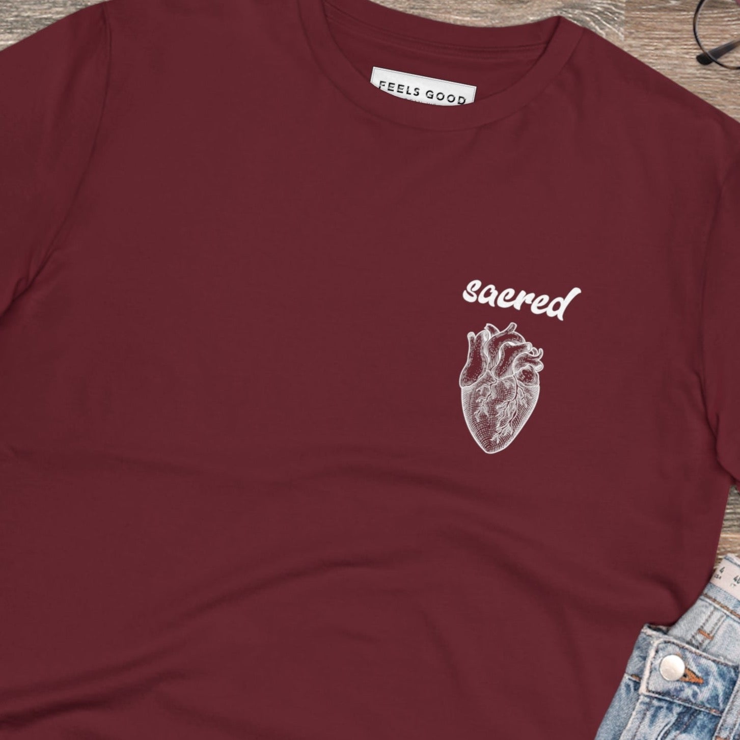 Unique best t-shirt: 'Sacred Heart' contemporary graphic.
