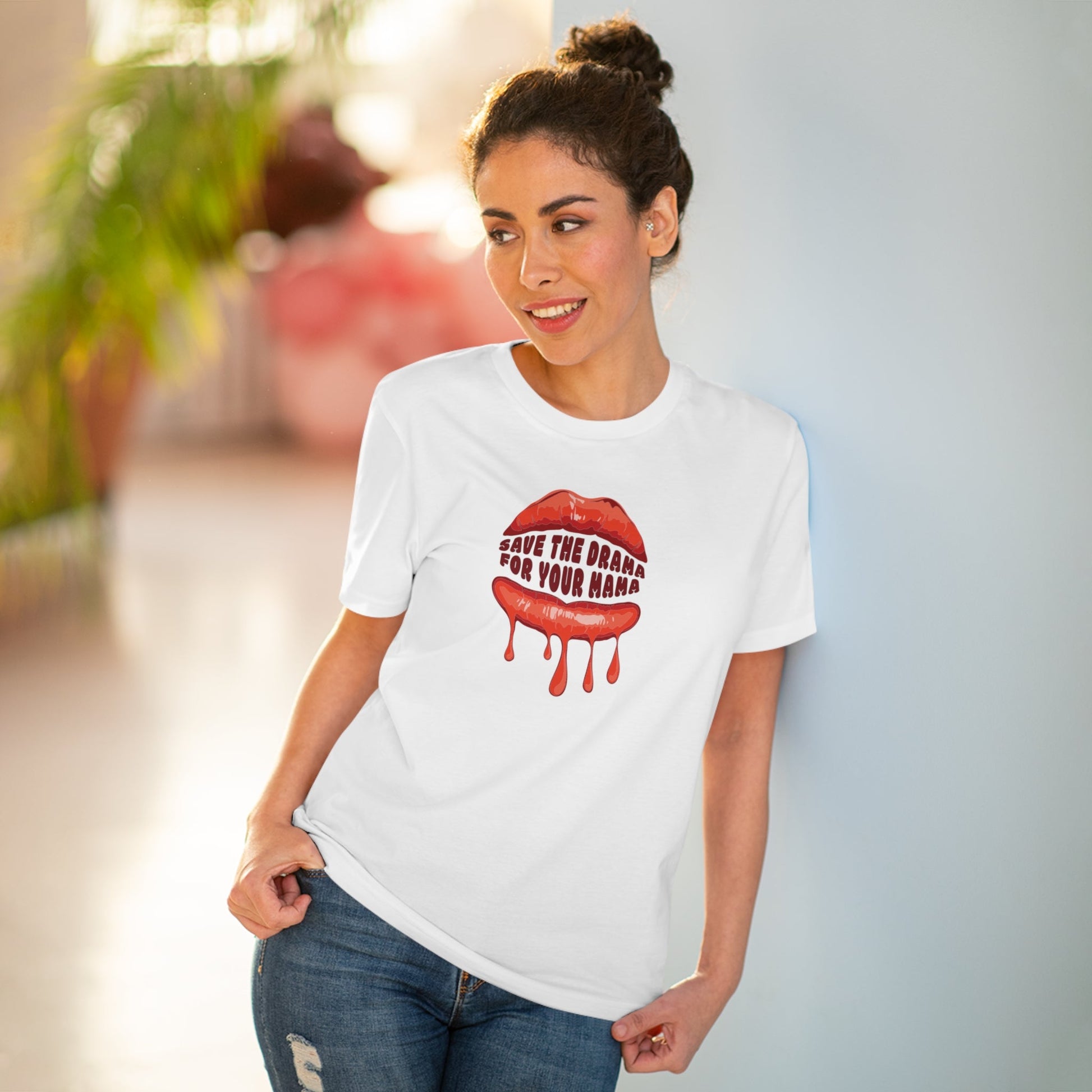 Contemporary 'Save The Drama' Organic Cotton T-shirt, inspired by Vivienne Westwood jumper

