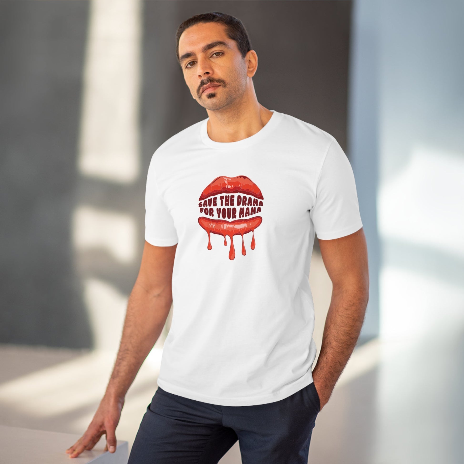 Contemporary 'Save The Drama' Organic Cotton T-shirt, refined dior sweatshirt design

