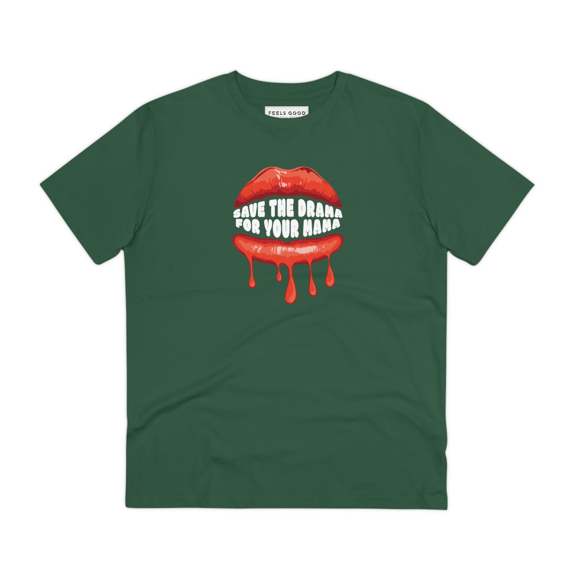 Contemporary 'Save The Drama' Organic Cotton T-shirt, stylish sweatshirts with quotes

