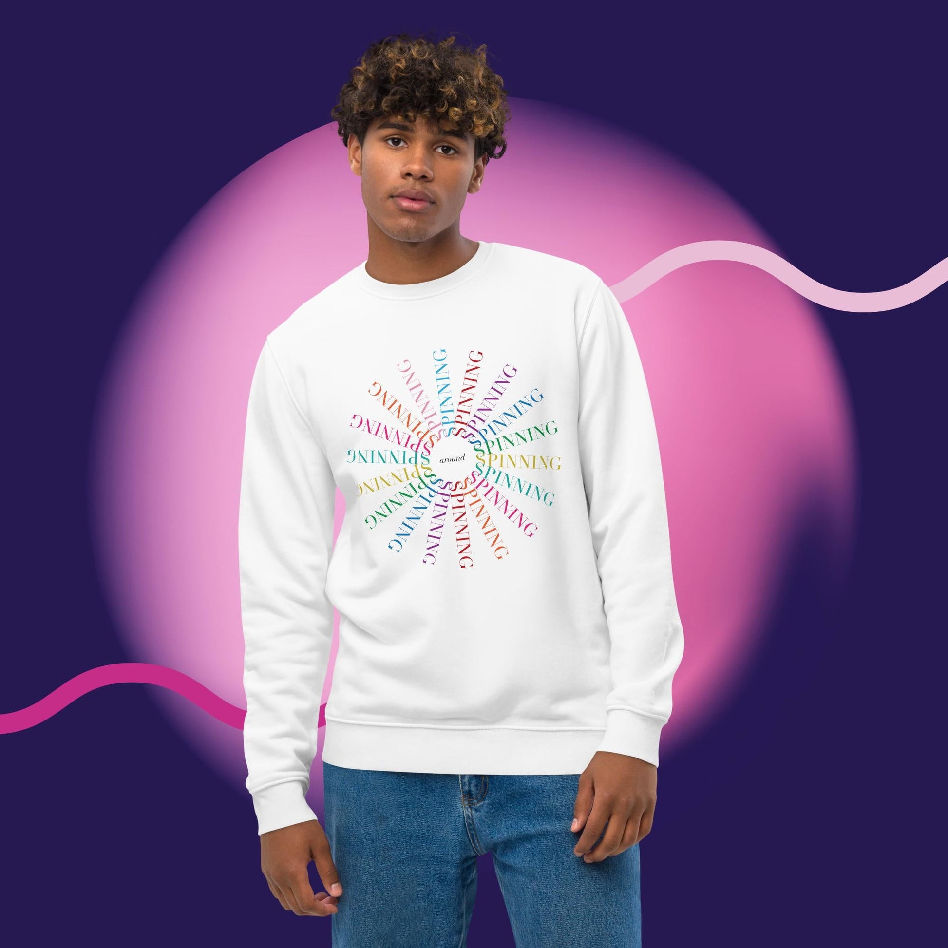Conscious clothing vibe – 'Spinning Around' Kylie Organic Cotton Sweatshirt


