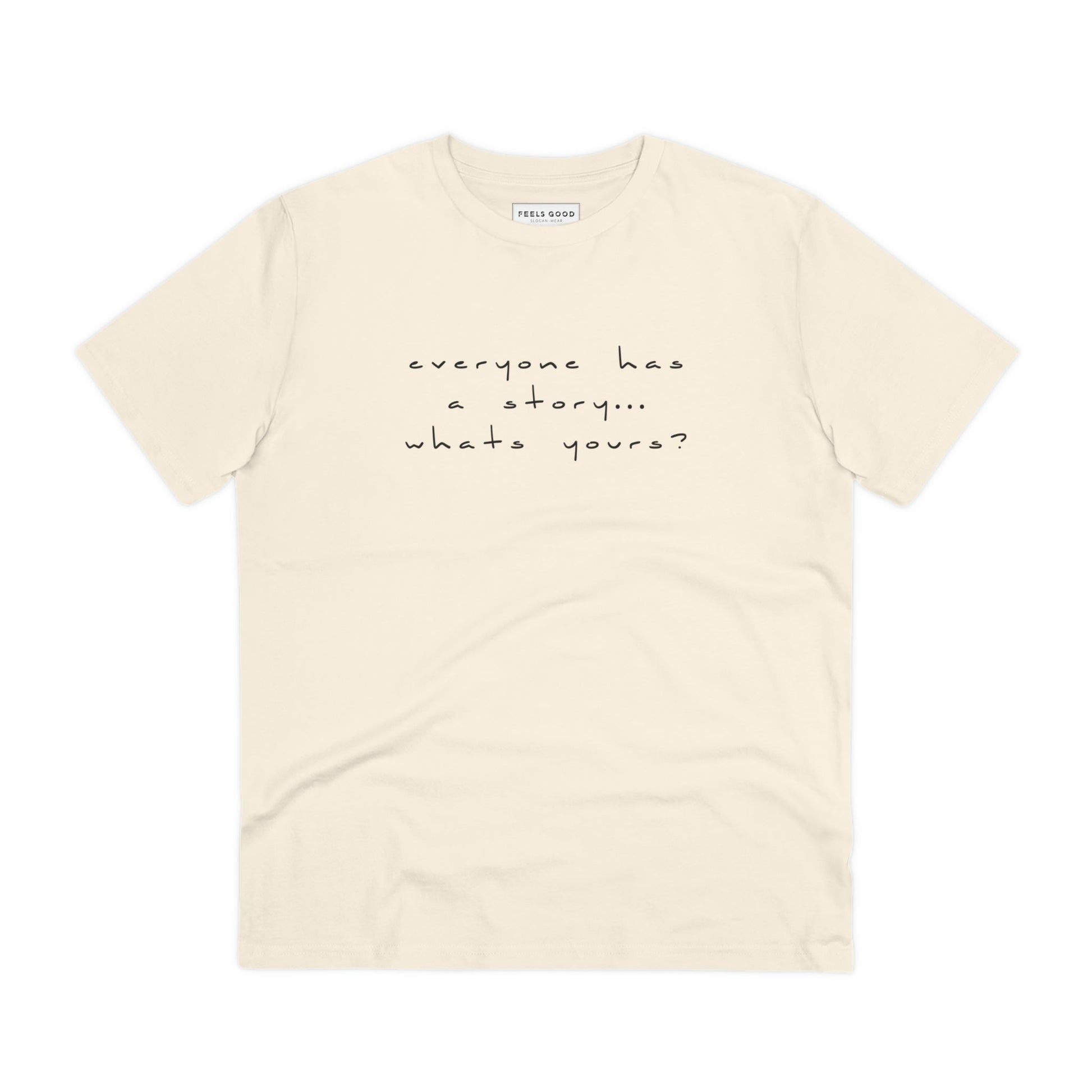 Best t-shirt brand: Contemporary 'Tell Your Story' organic cotton.
