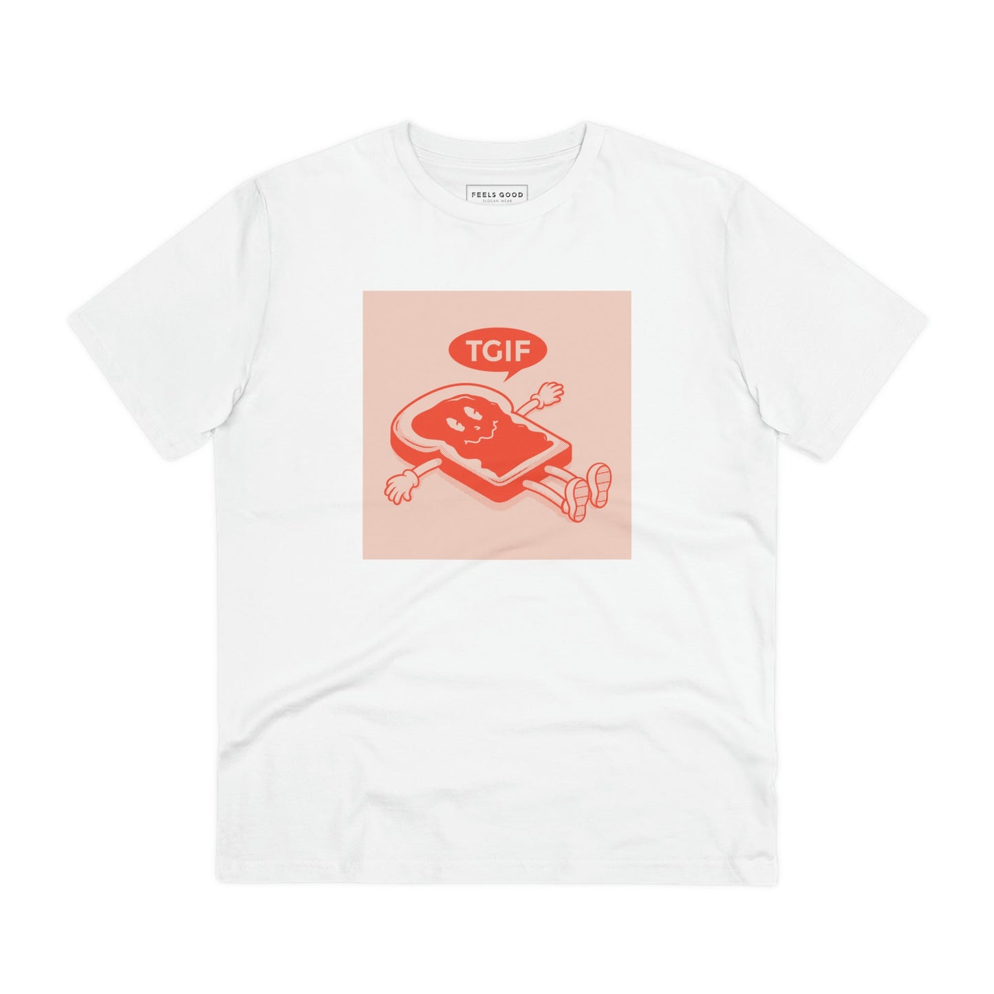 Rock the contemporary 'Thank God It's Friday' retro organic cotton t-shirt—perfect retro tshirt for men!