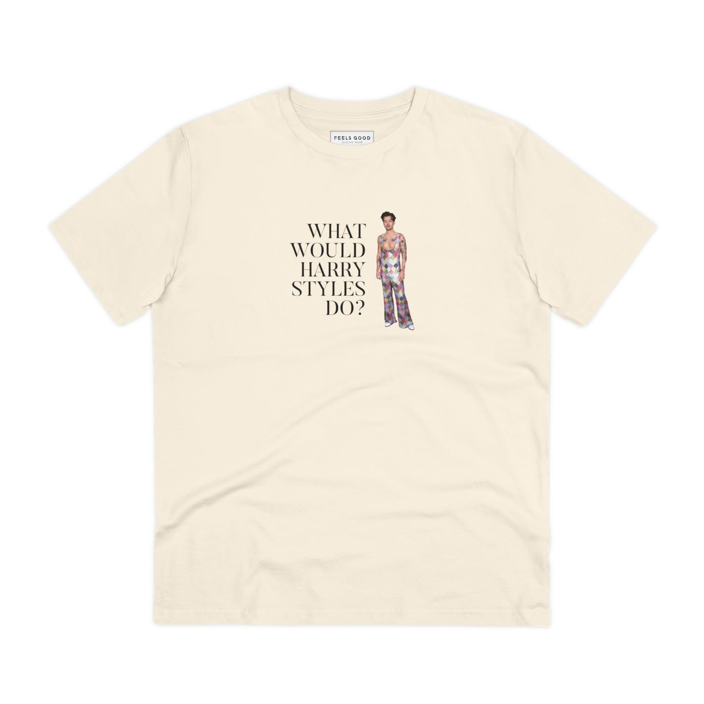 New best t-shirt: 'Harry Styles' contemporary organic comfort.
