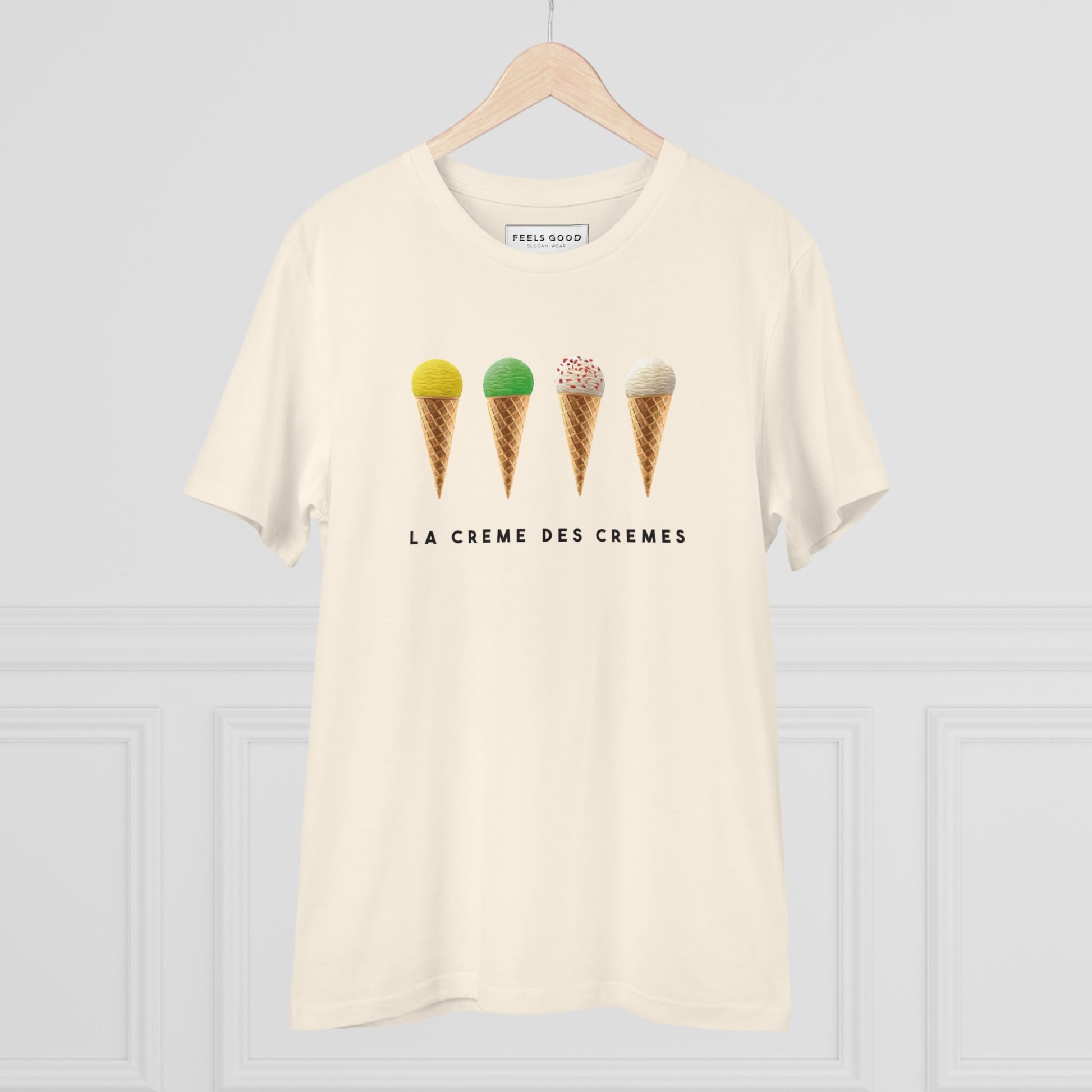 Stylish cycling Tour de France organic tee for sustainable sportswear lovers.