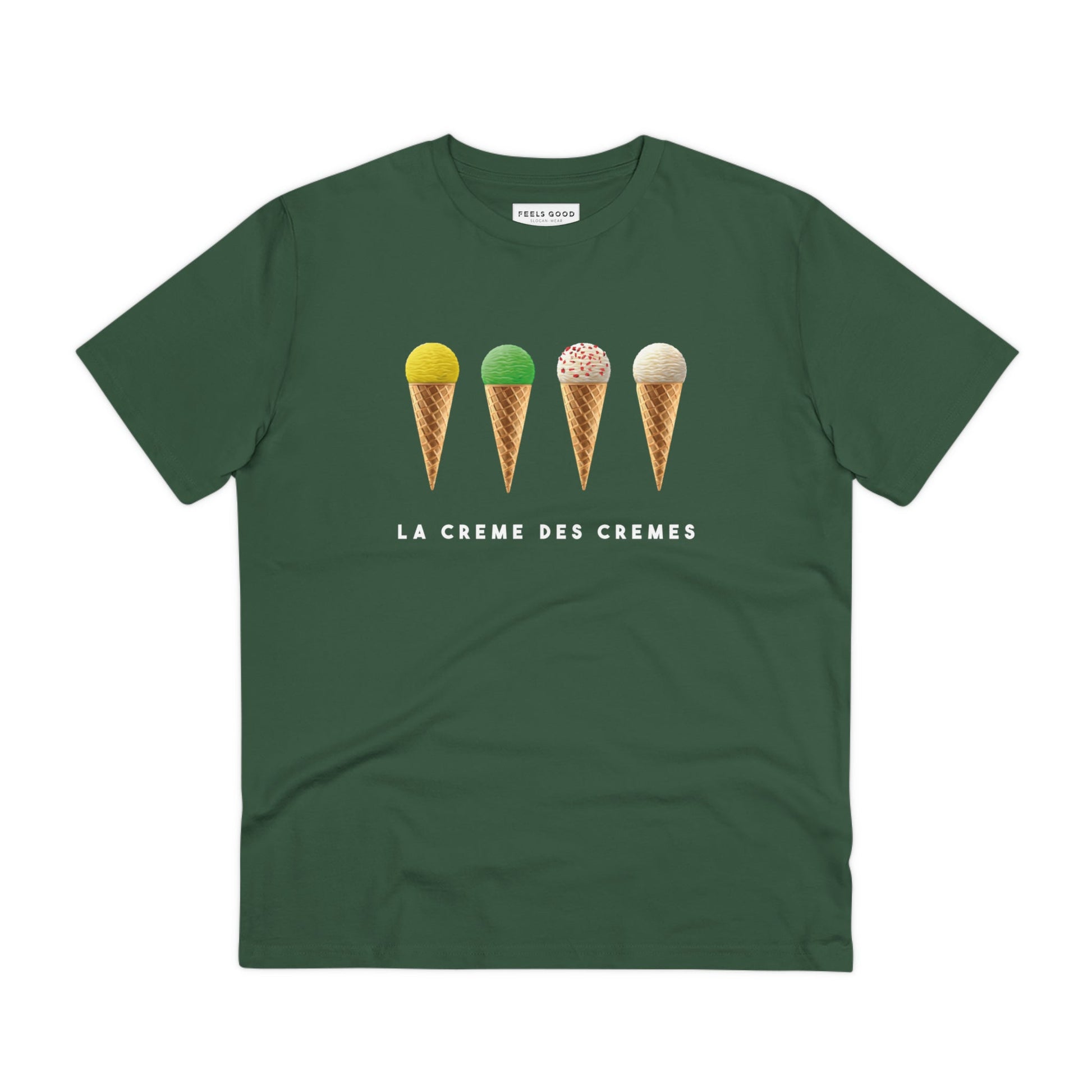 Eco-conscious cycling shirt celebrating the Tour de France, in organic cotton.