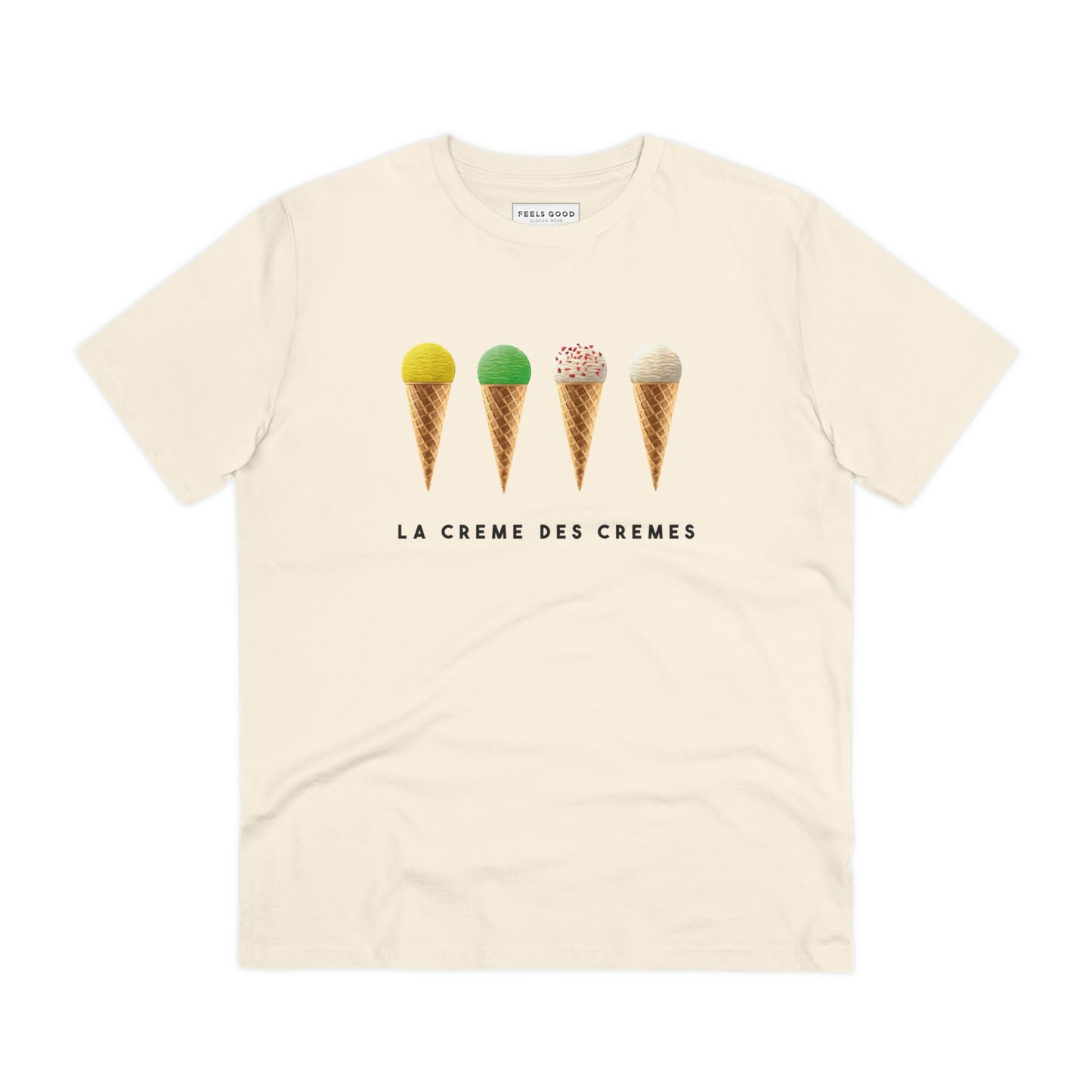 Unisex organic cotton t-shirt for cycling fans and Tour de France lovers.