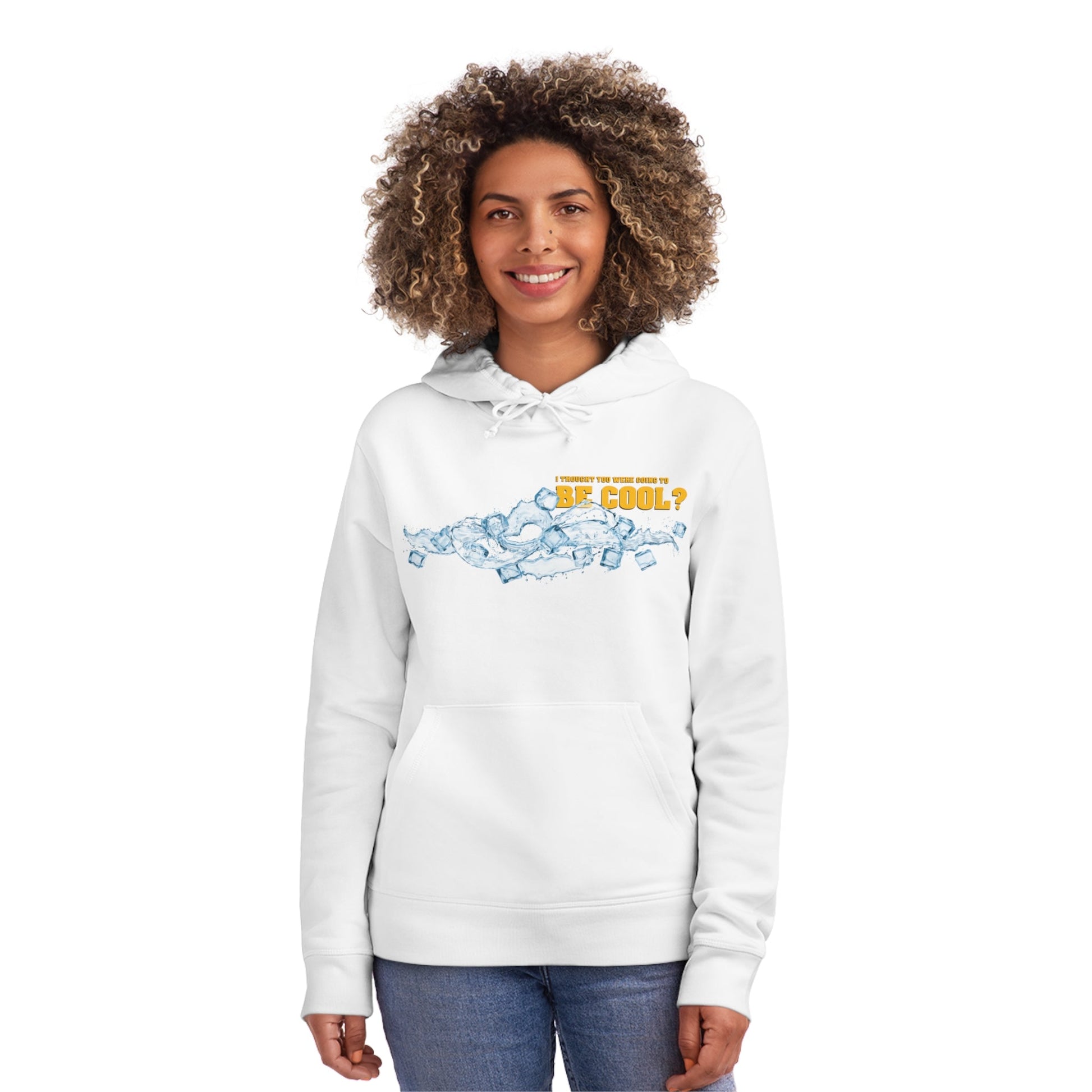 Famous Quotes 'Be Cool' Organic Cotton Hoodie – eco hoodies with chill statement

