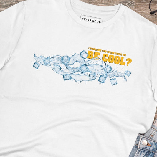 Streetwear t-shirts like 'Be Cool' Organic Cotton T-shirt, ideal for music lovers.

