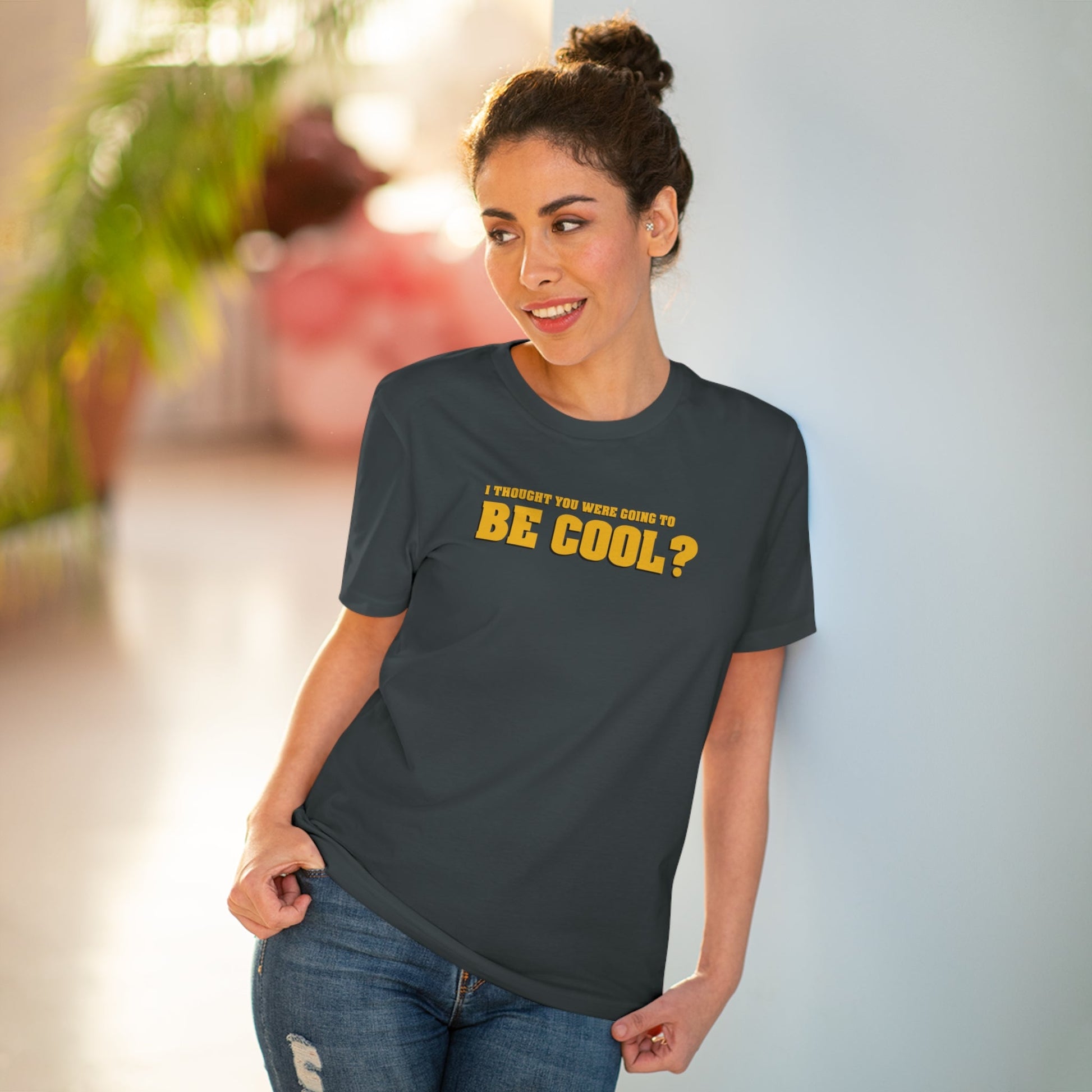 Band t-shirt lovers will love the Famous Quotes 'Be Cool' Organic Cotton T-shirt.

