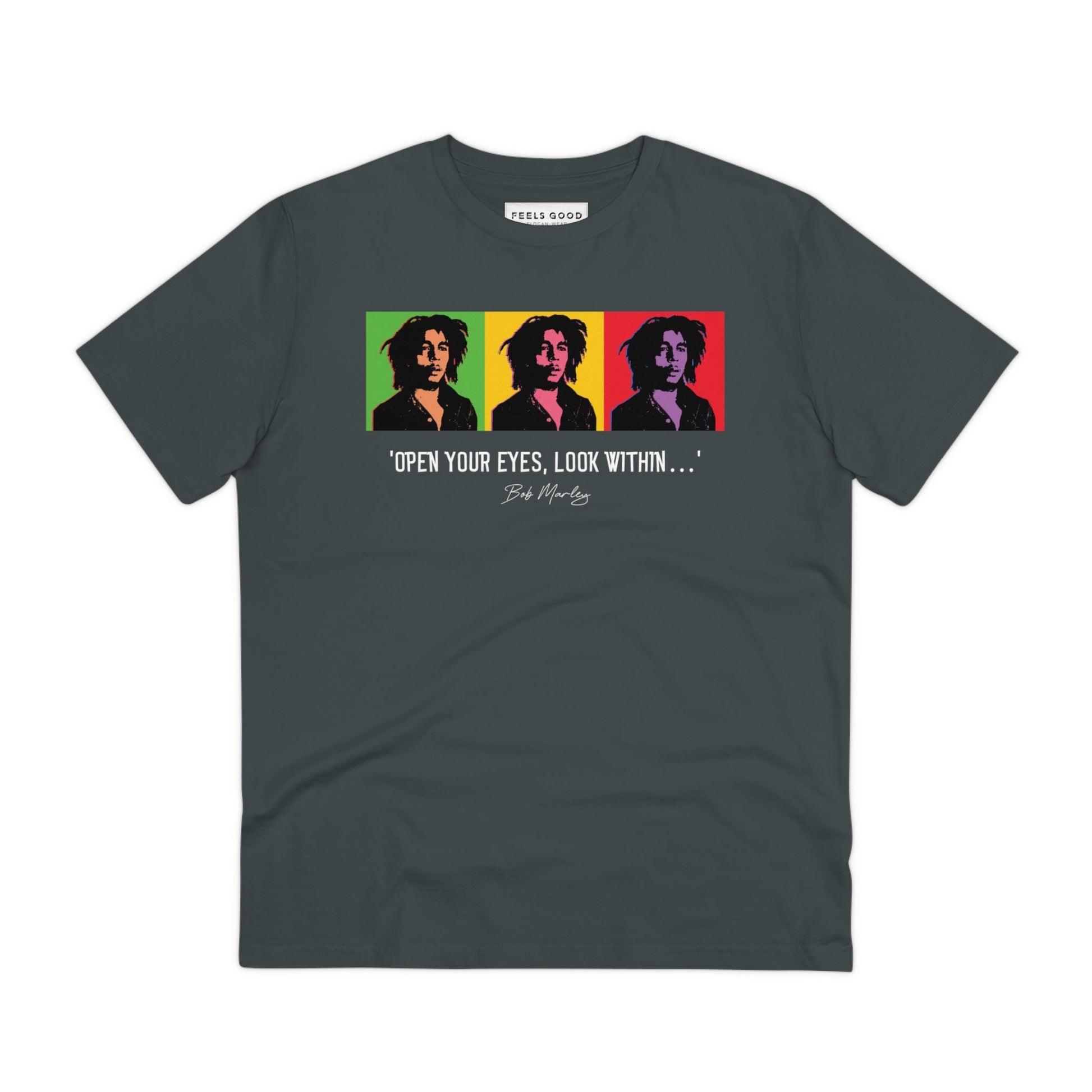 famous-quotes-bob-marley-organic-cotton-t-shirt- hip hop t-shirts featuring iconic quotes


