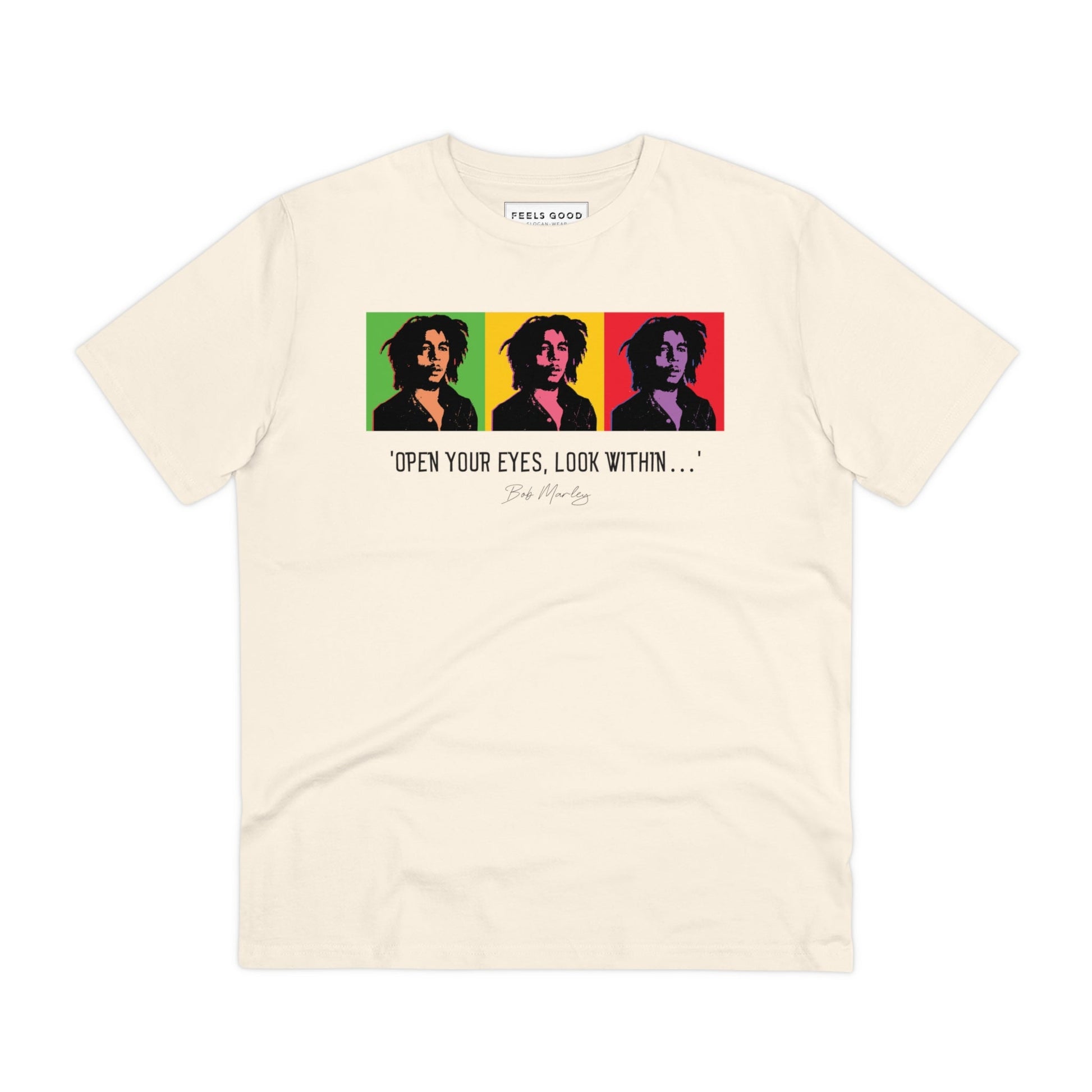 Famous Quotes 'Bob Marley' Organic Cotton T-shirt - street brand clothing