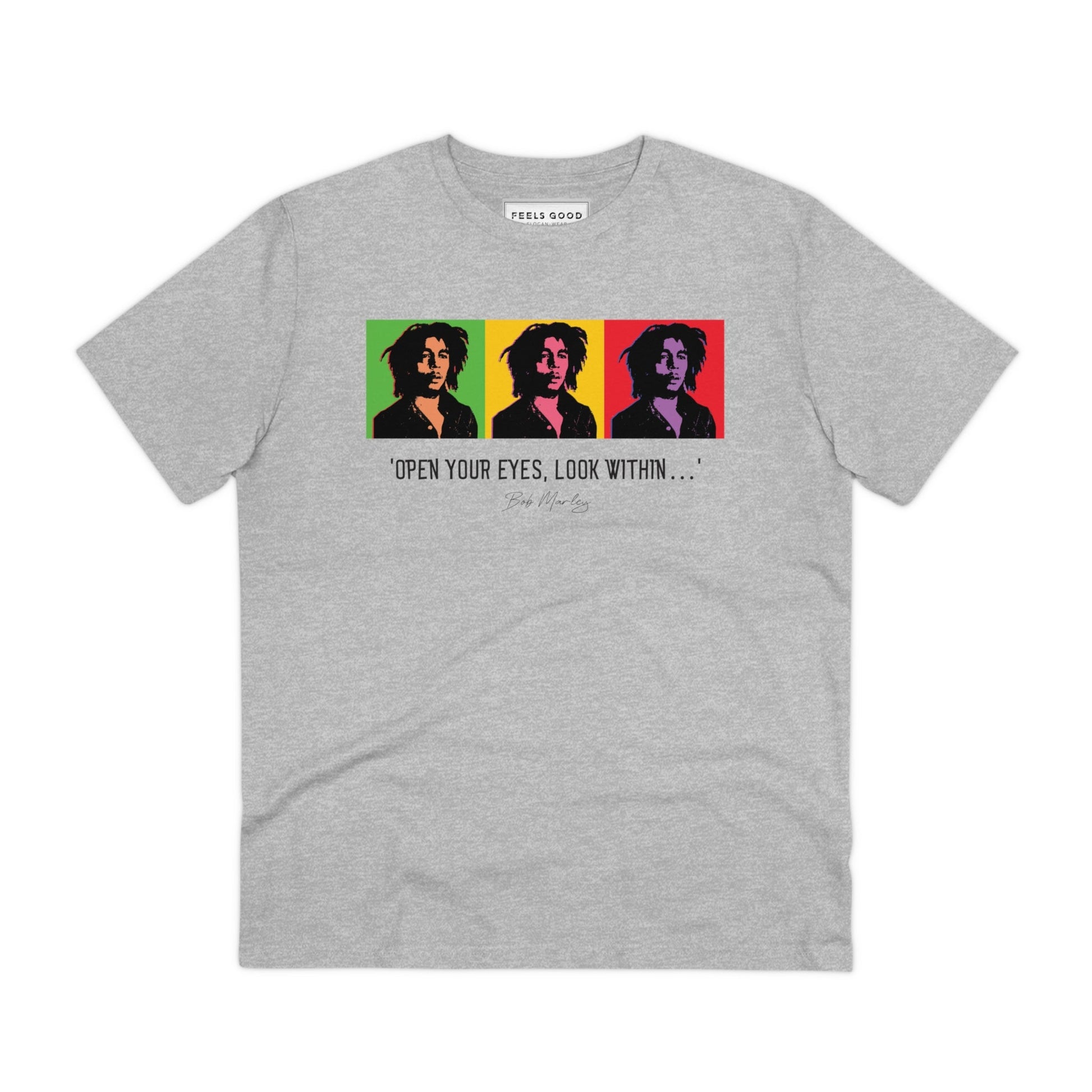 Famous Quotes 'Bob Marley' Organic Cotton T-shirt 