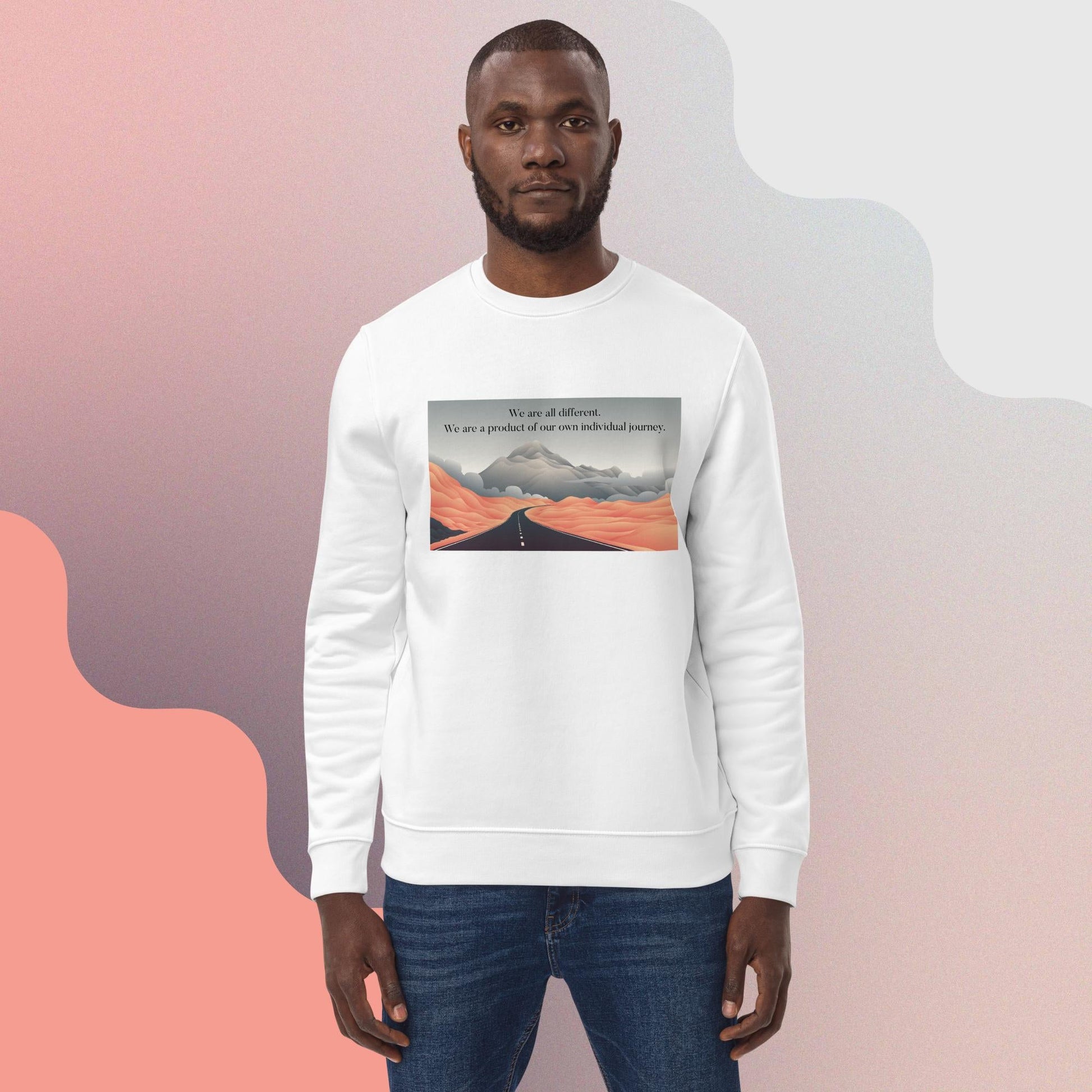 Famous Quotes 'Different Paths' Organic Cotton Sweatshirt - Fun Sweatshirt