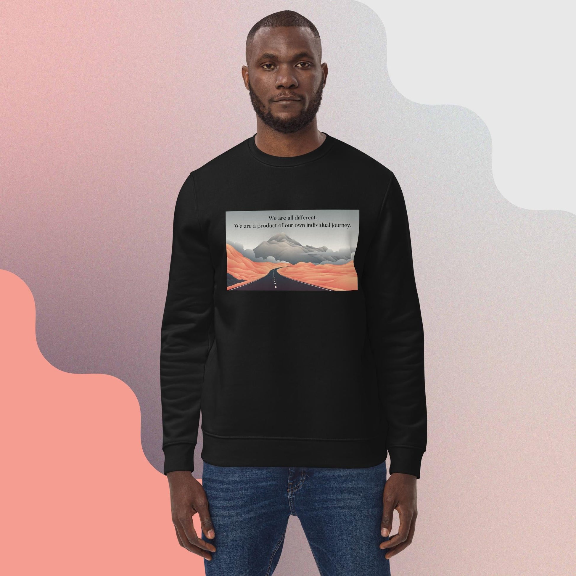 Famous Quotes 'Different Paths' Organic Cotton Sweatshirt - Fun Sweatshirt