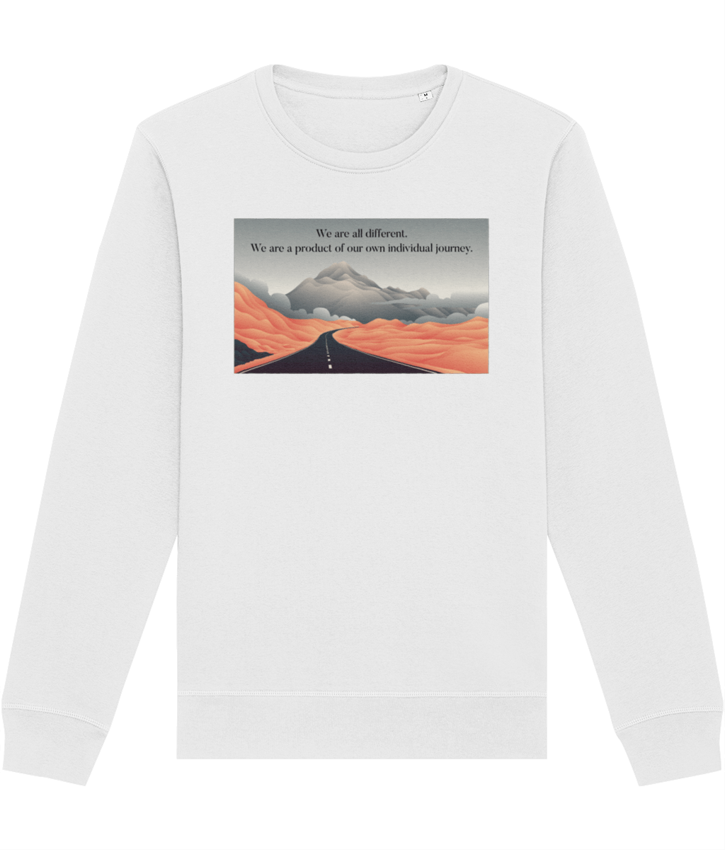 Famous Quotes 'Different Paths' Organic Cotton Sweatshirt - Fun Sweatshirt