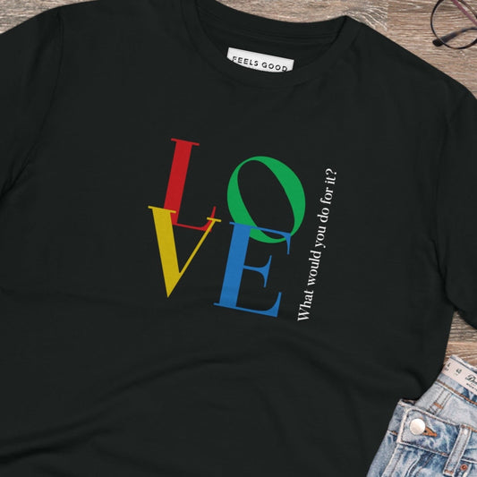 Best t-shirt brand: Famous Quotes 'LOVE' Dior cotton tee.
