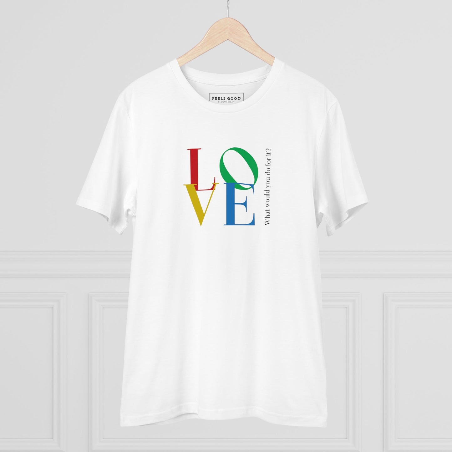 Famous Quotes 'LOVE' Dior Organic Cotton T-shirt - Dior Tshirt