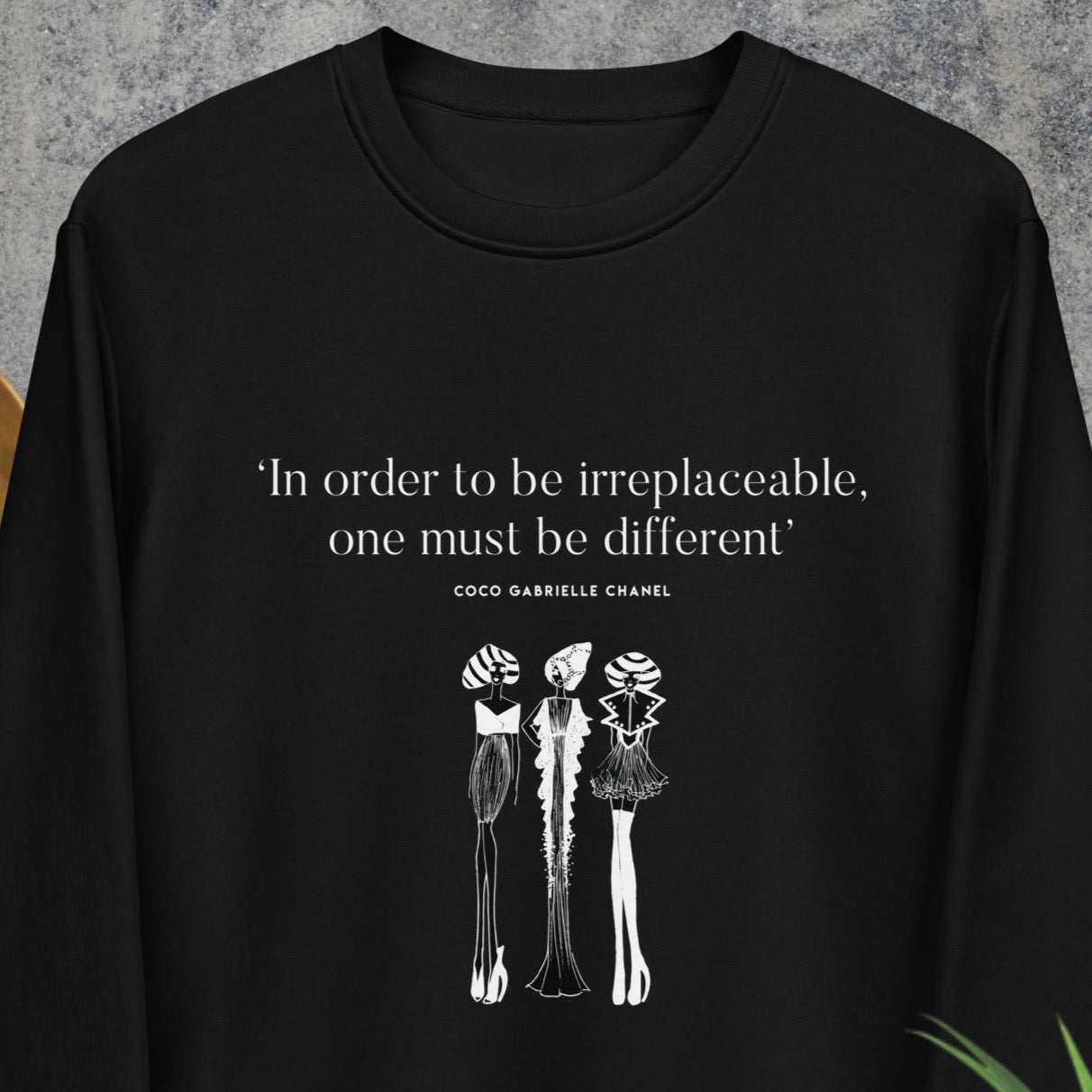 Fashion 'Be Different' Coco Organic Cotton Sweatshirt