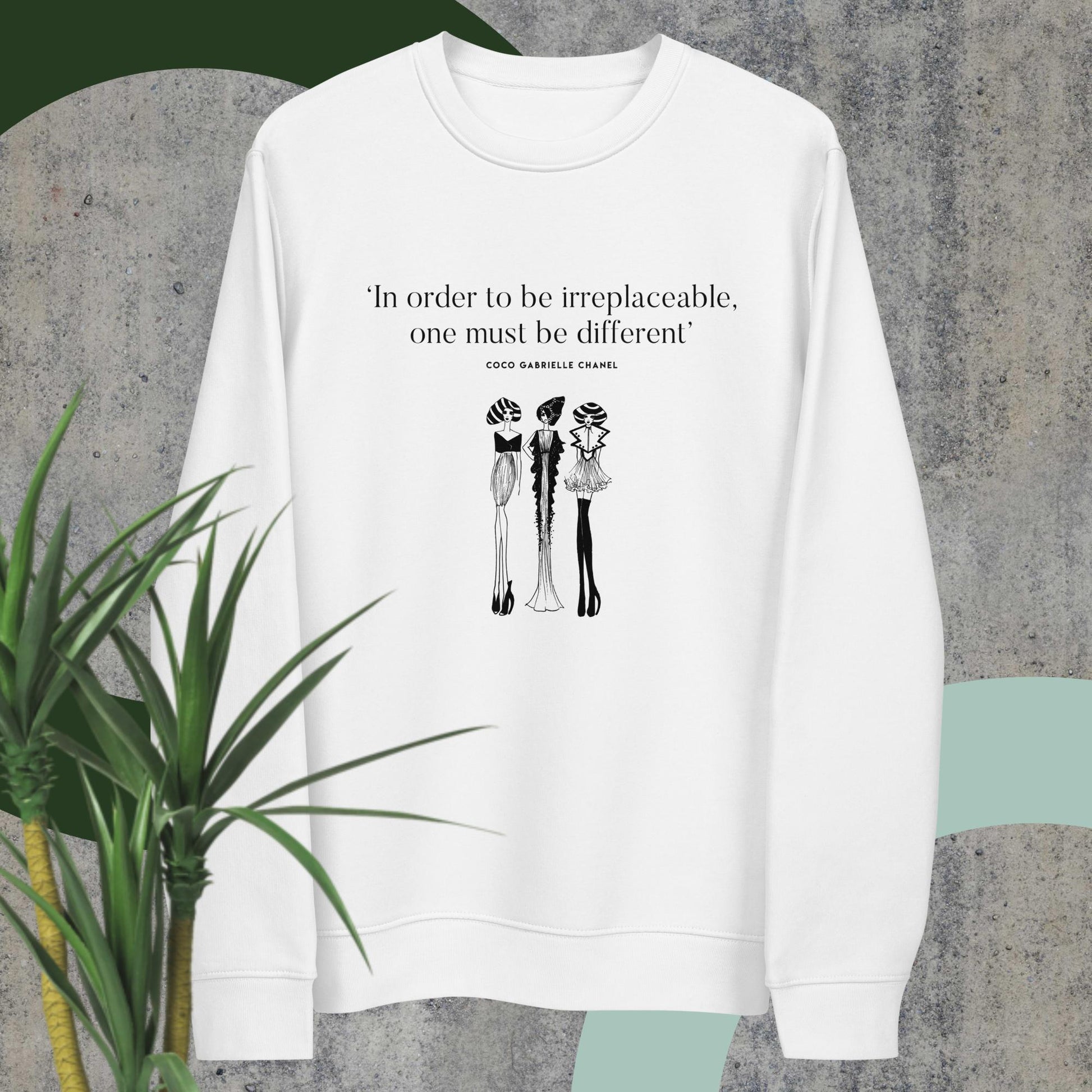 Fashion 'Be Different' Coco Organic Cotton Sweatshirt - Chanel Sweatshirt