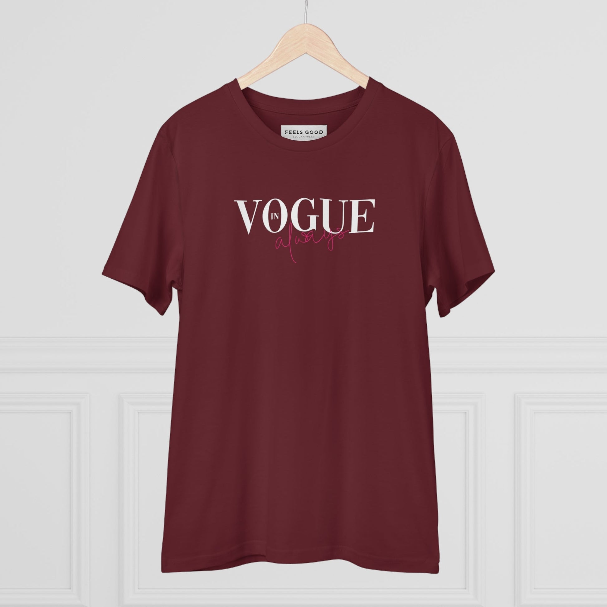 Fashion 'In Vogue' Organic Cotton T-shirt – for those into retro pop and laid-back looks