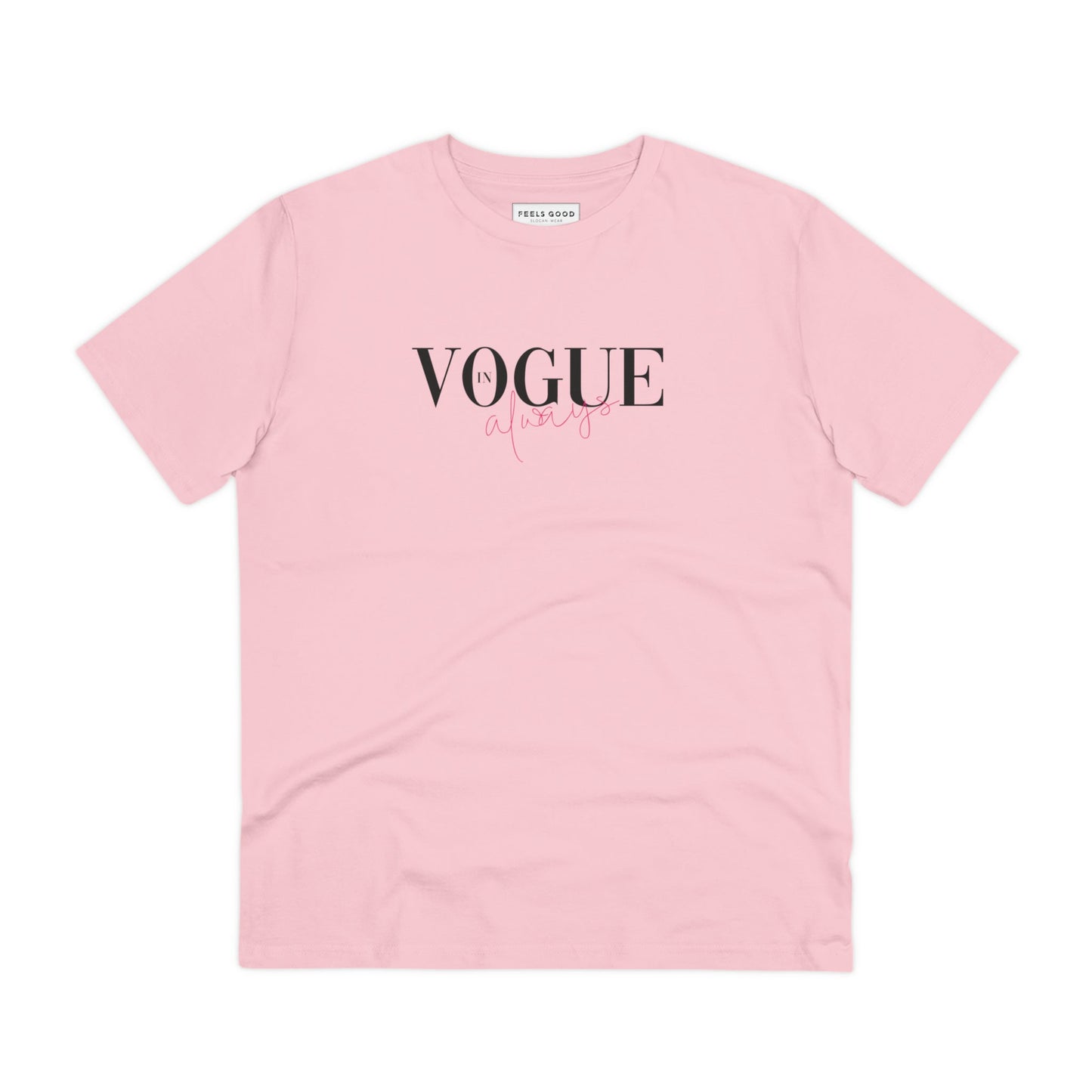 New best t-shirt: 'In Vogue' fashion organic cotton comfort.

