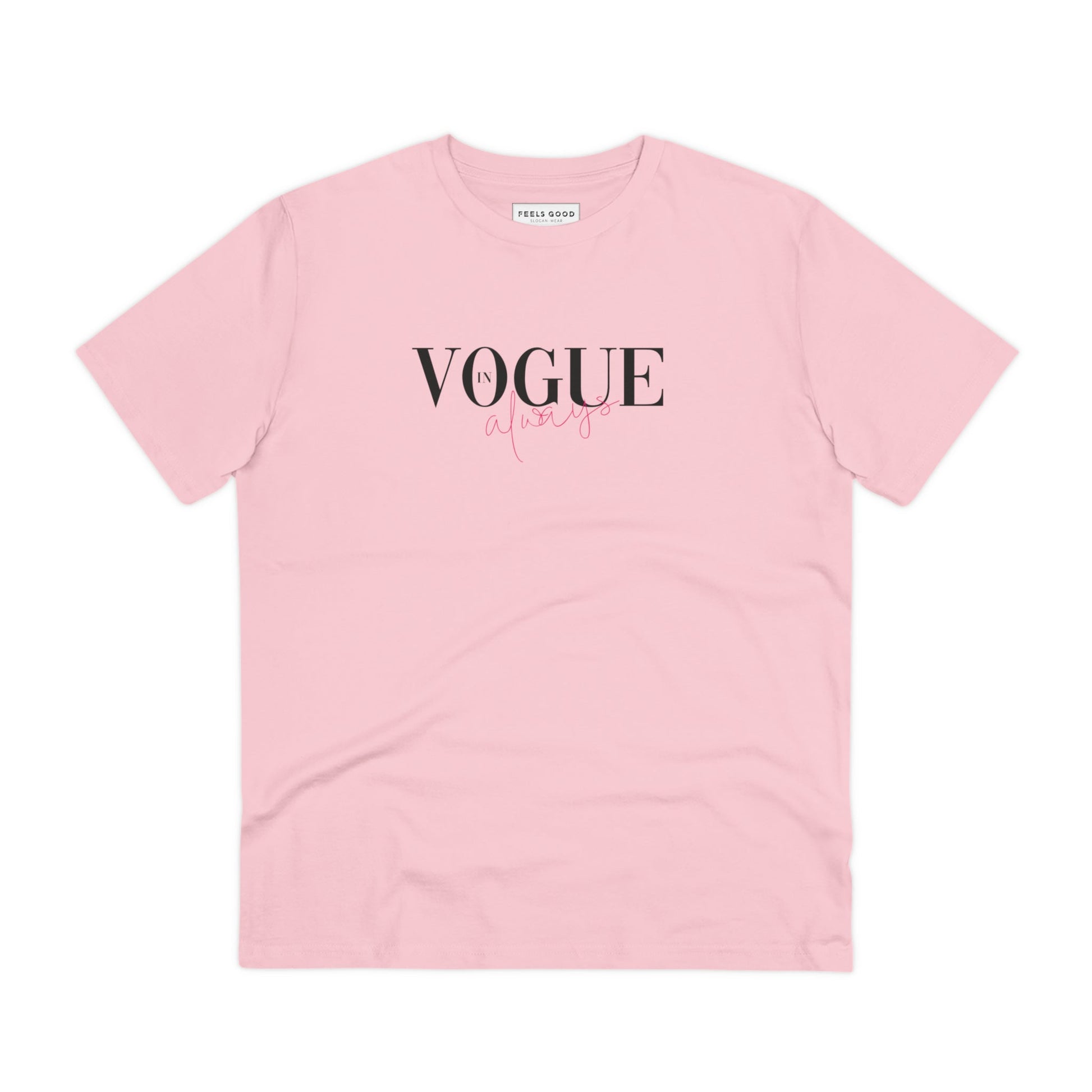 New best t-shirt: 'In Vogue' fashion organic cotton comfort.

