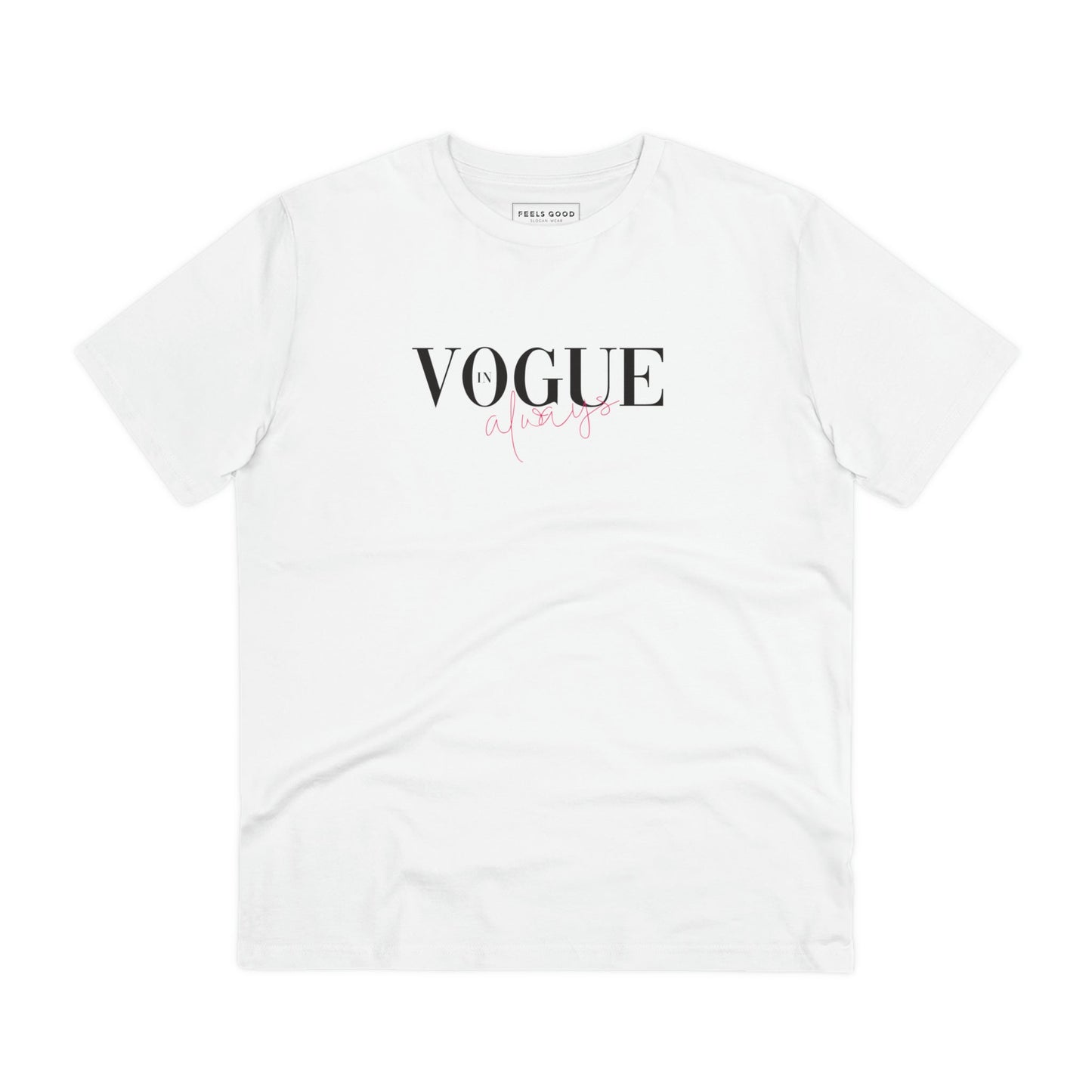 Best t-shirt brand: Fashion 'In Vogue' organic cotton tee.
