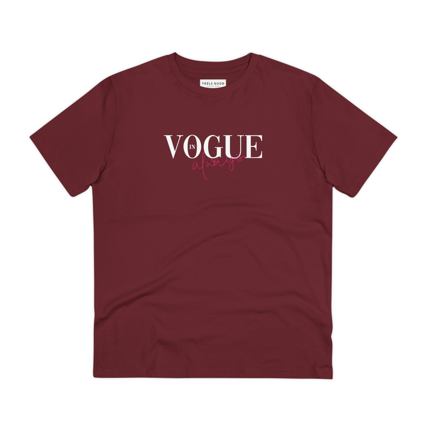 Fashion 'In Vogue' Organic Cotton T-shirt – comfy wear with vintage music vibes