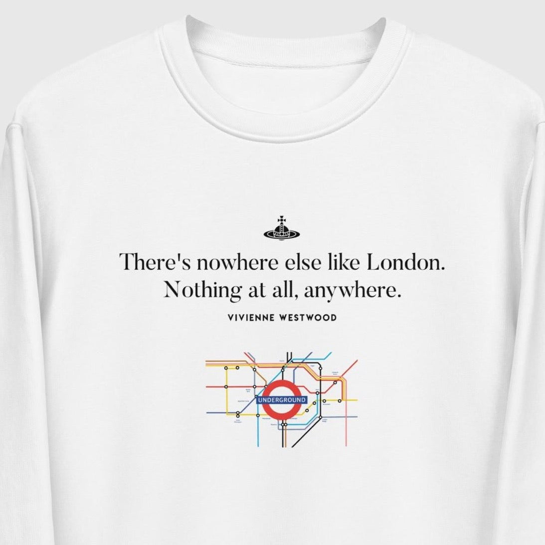 Fashion 'London' Vivienne Organic Cotton Sweatshirt with vivienne westwood sweatshirt vibes

