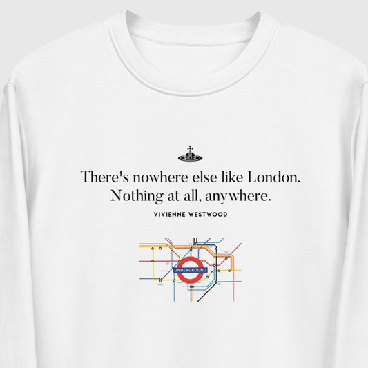 Fashion 'London' Vivienne Organic Cotton Sweatshirt with vivienne westwood sweatshirt vibes

