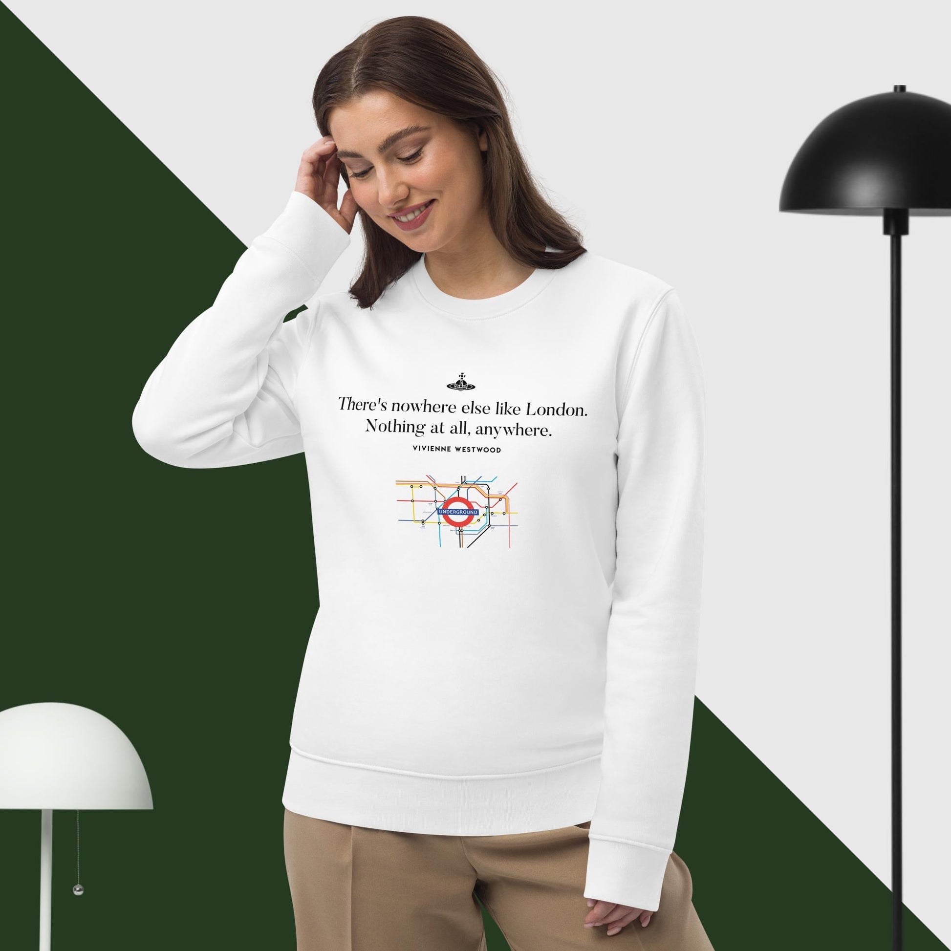 Fashion 'London' Vivienne Organic Cotton Sweatshirt in vivienne westwood jumper aesthetic

