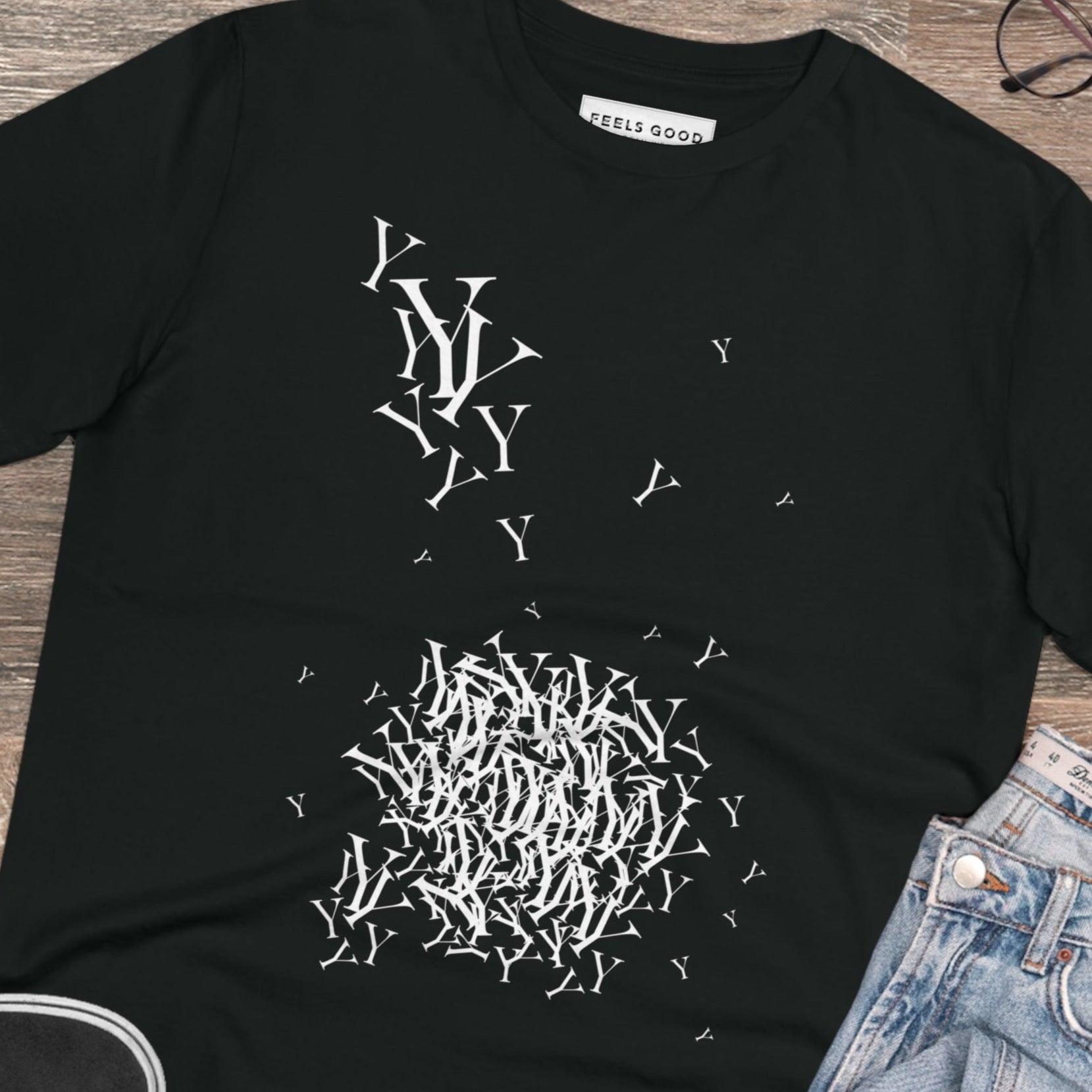 Unique best t-shirt: 'Y' Yohji fashion organic cotton.
