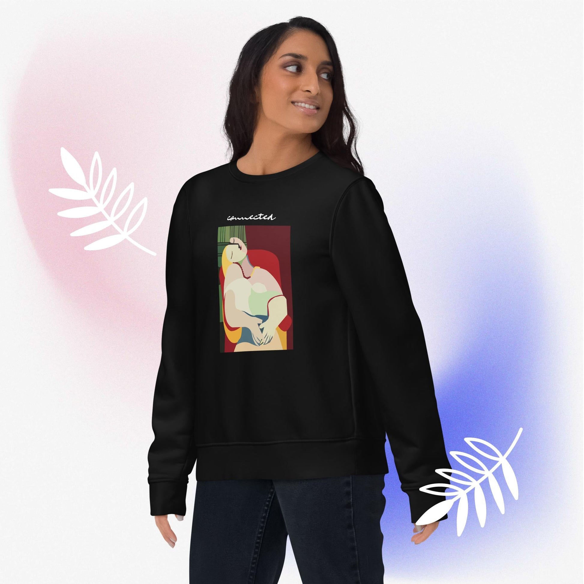 Feminist 'Connected' Organic Cotton Sweatshirt - Equality Sweatshirt