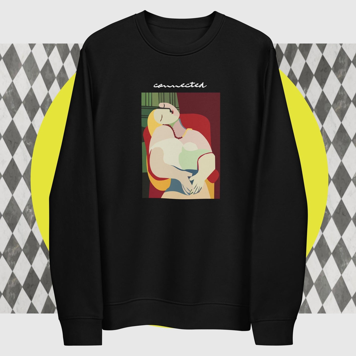 Feminist 'Connected' Organic Cotton Sweatshirt - Equality Sweatshirt