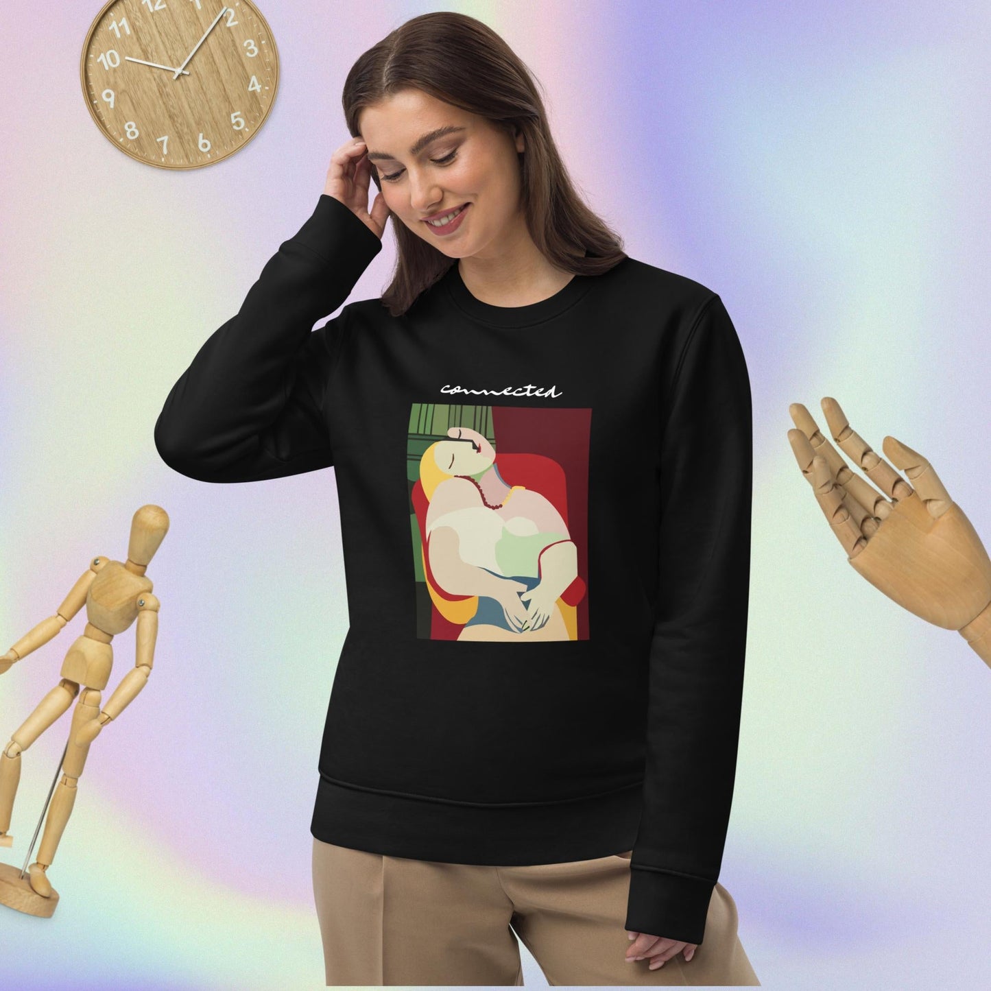 Feminist 'Connected' Organic Cotton Sweatshirt - Equality Sweatshirt