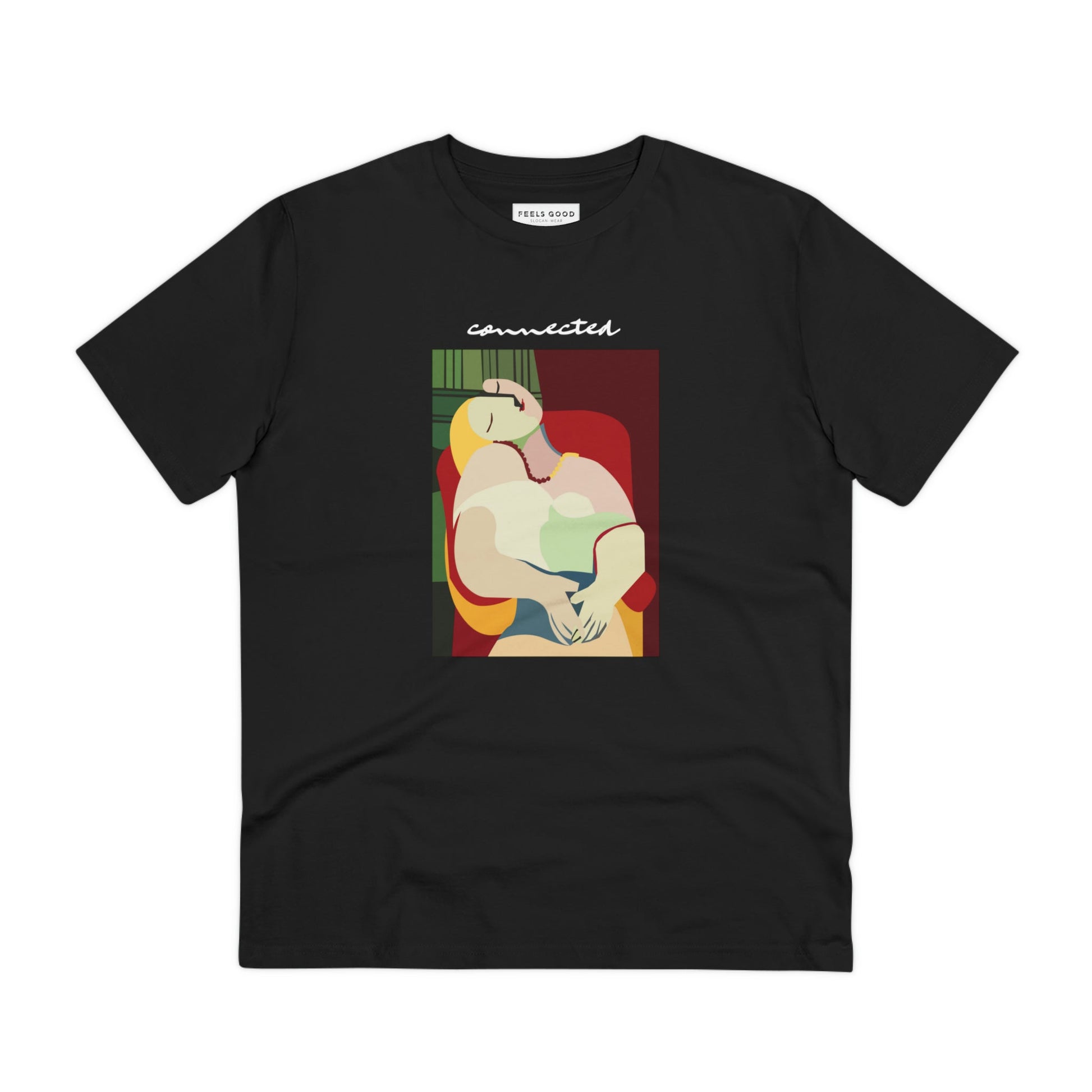 Feminist 'Connected' T-shirt – UK-made neutral t-shirts for conscious minds

