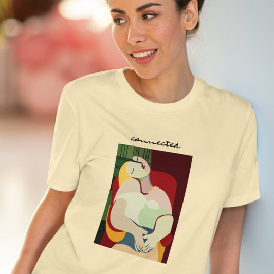Feminist 'Connected' Organic Cotton T-shirt – empowering feminist t shirt for all genders

