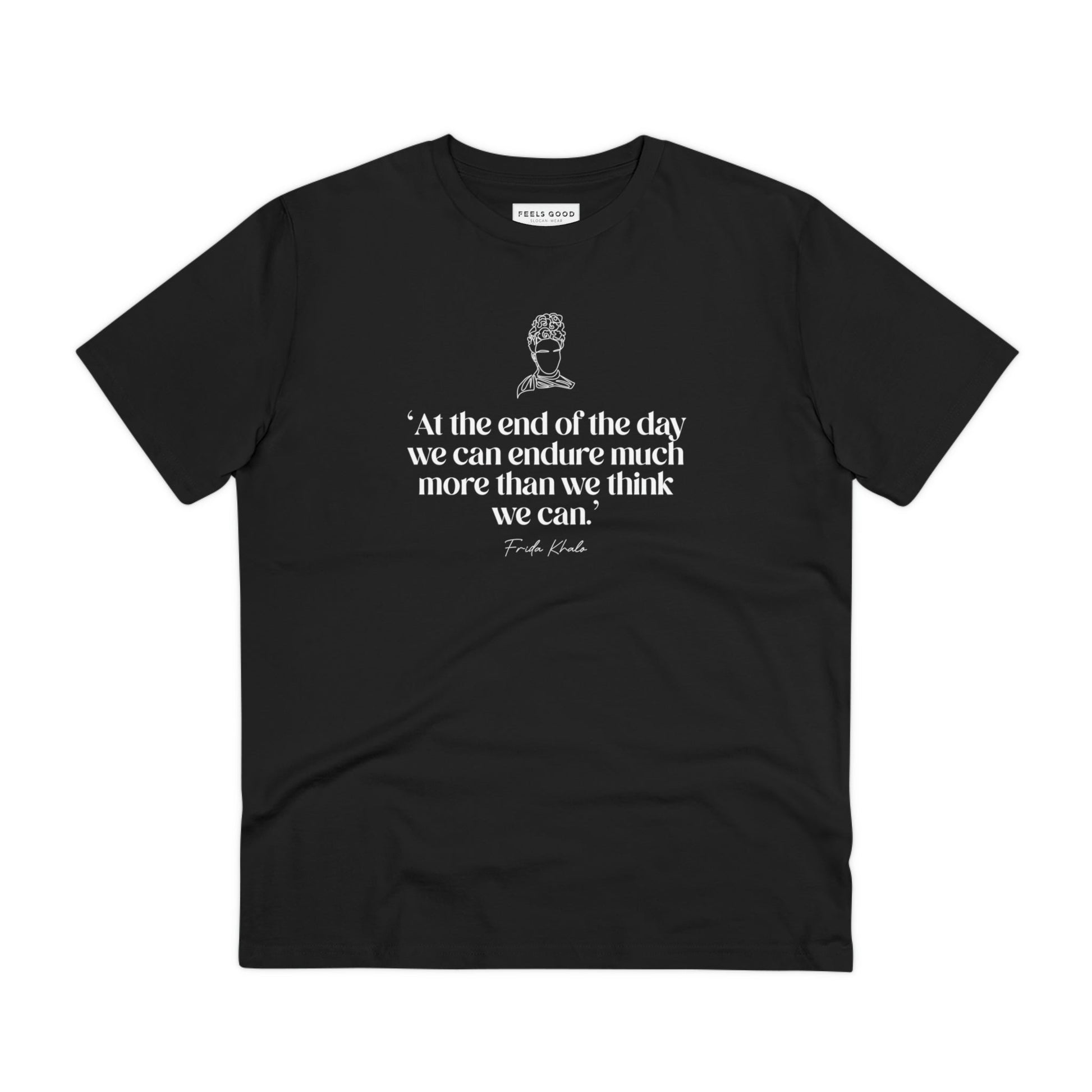 Gender-neutral feminist slogan t shirt 

