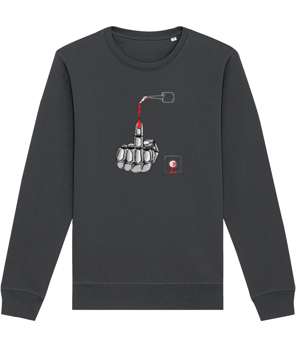 Show your strength in the Feminist 'Enough Said' Organic Cotton Sweatshirt—fashion with a purpose.