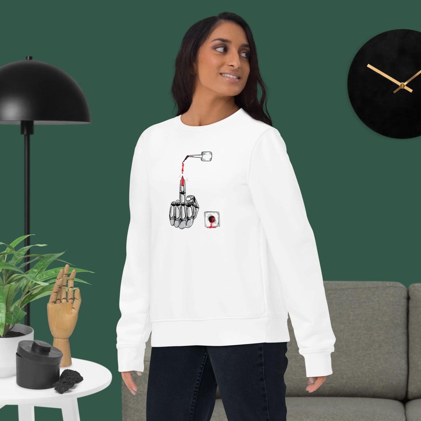 The Feminist 'Enough Said' Organic Cotton Sweatshirt is soft, sustainable, and sends a strong message.