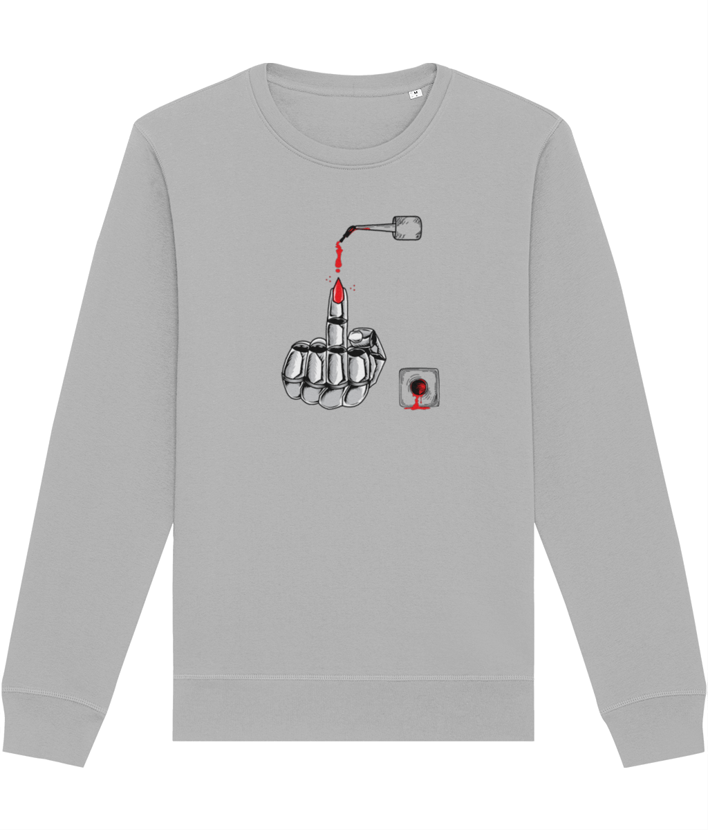 Wear your beliefs in comfort with the Feminist 'Enough Said' Organic Cotton Sweatshirt—stand for more.
