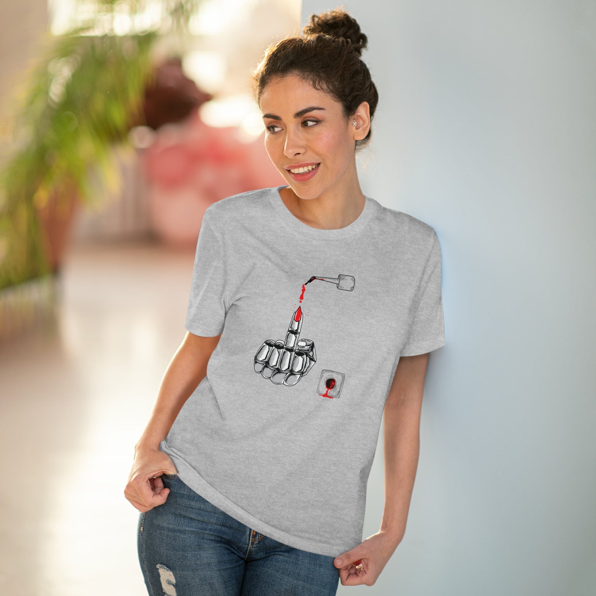 Join the movement in the feminist 'Enough Said' organic cotton t-shirt—empowering and eco-friendly.
