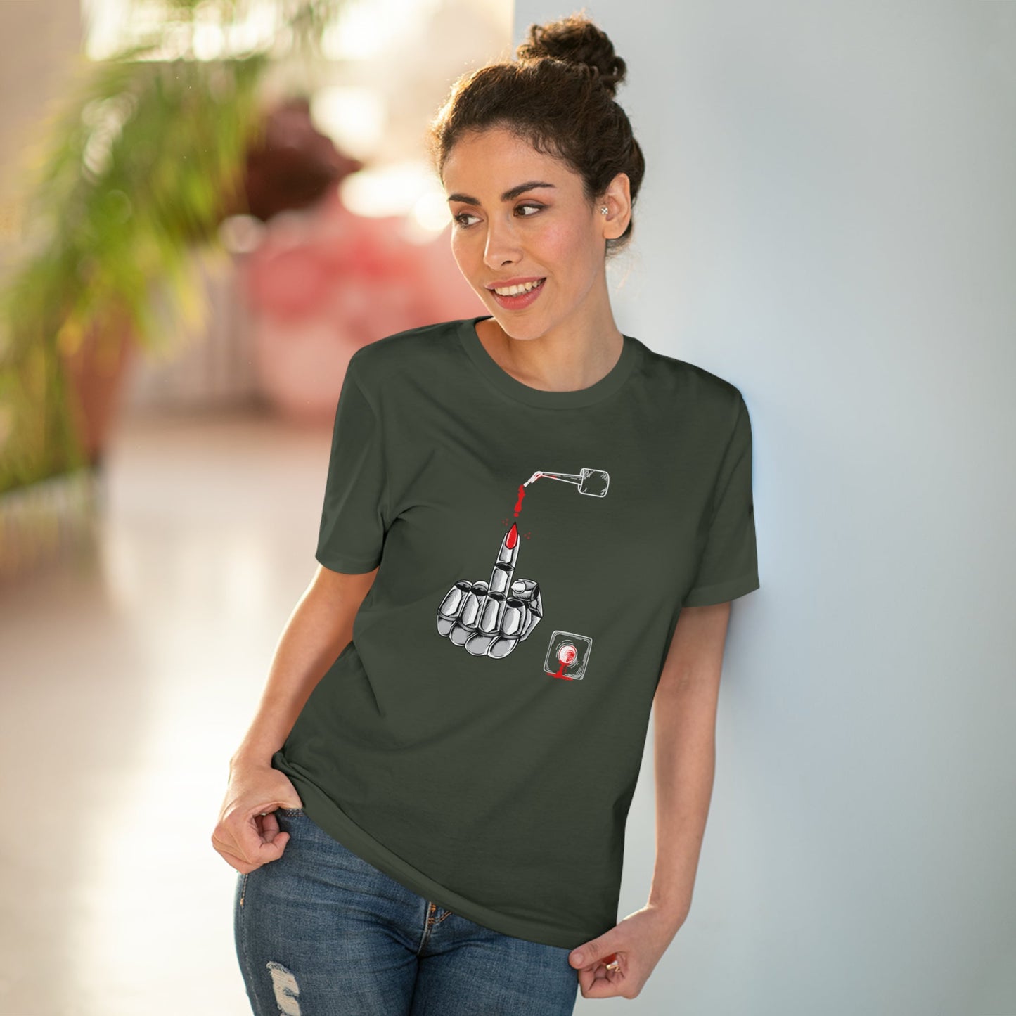 The feminist 'Enough Said' organic cotton t-shirt is perfect for those who stand for equality.