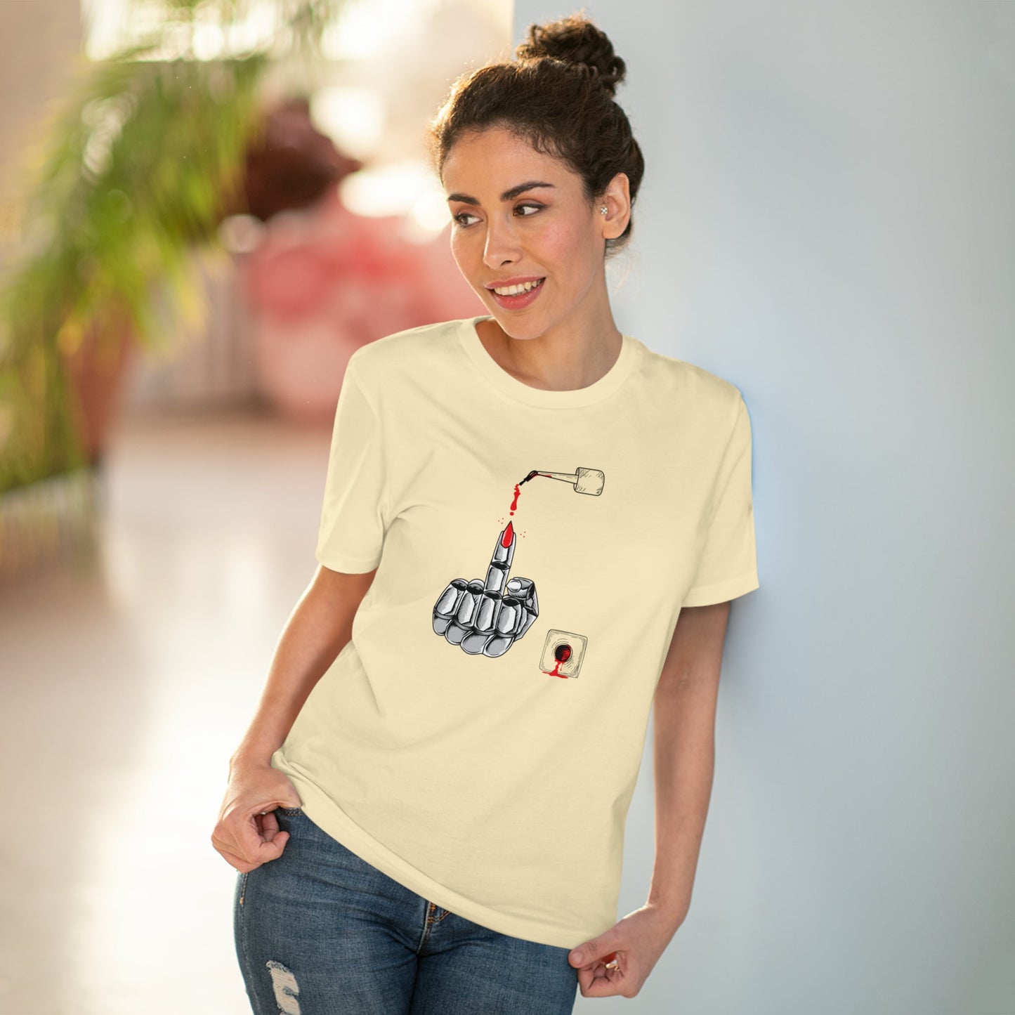 Ethical fashion meets activism in the feminist 'Enough Said' organic cotton t-shirt—stand out.