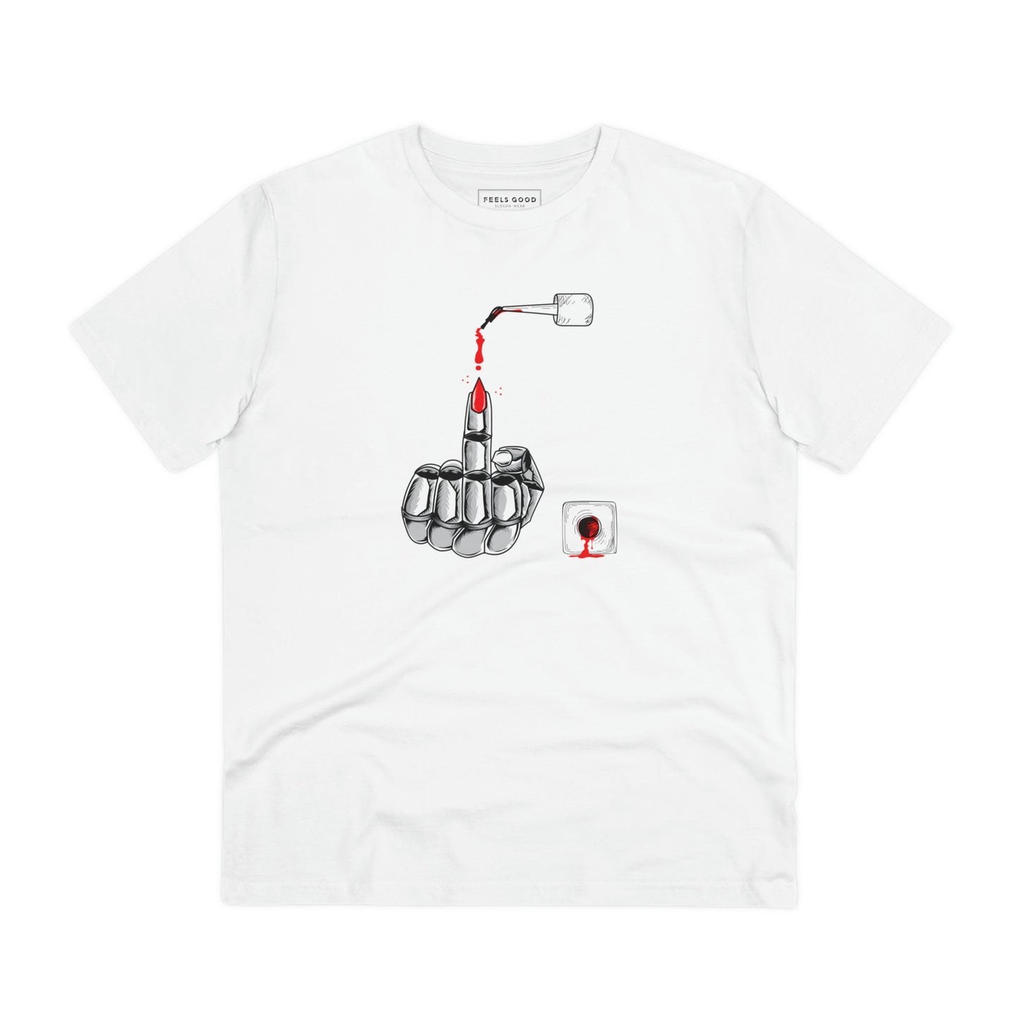 Wear feminism proudly in the feminist 'Enough Said' organic cotton t-shirt—soft and sustainable.