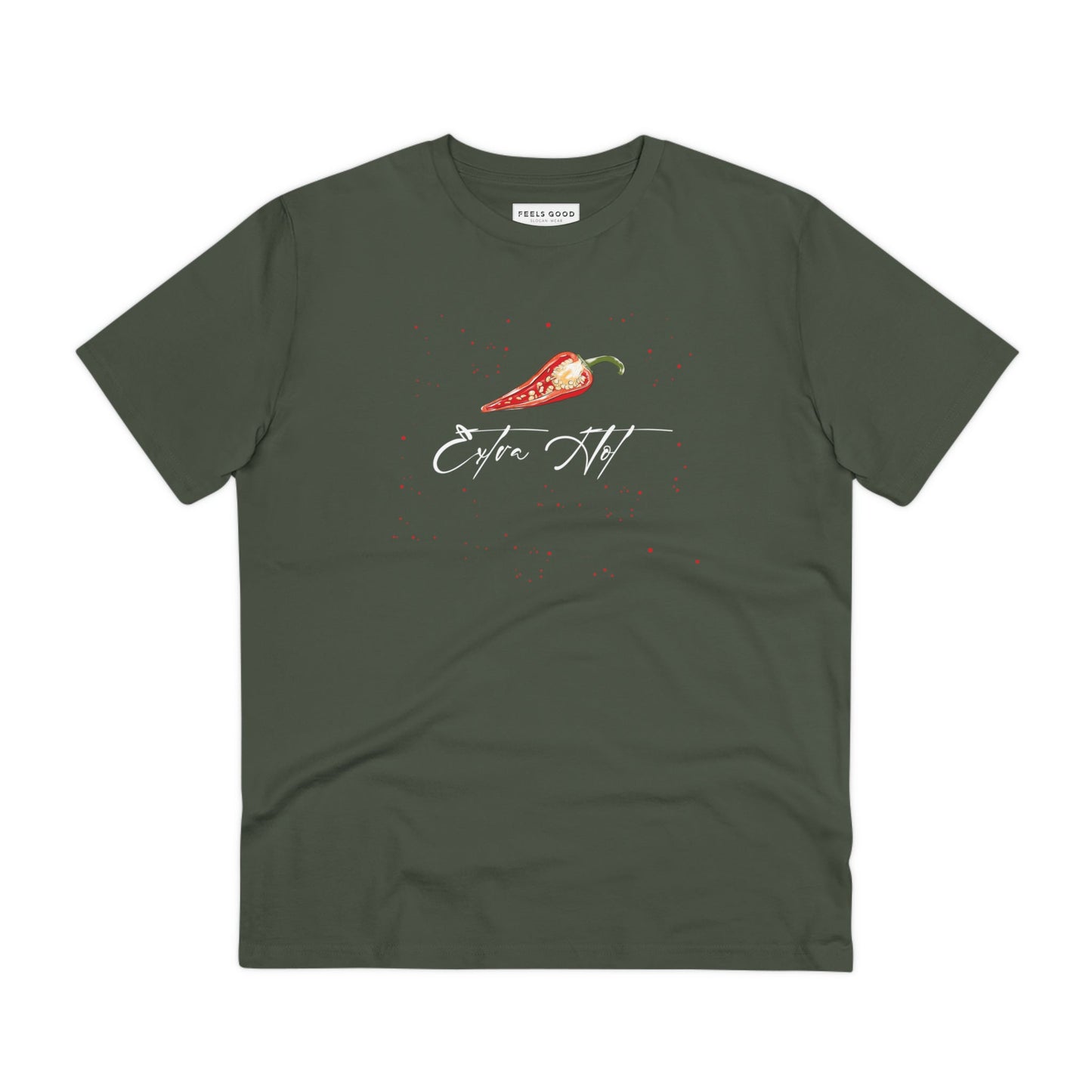 This black t-shirt for women is more than fashion—the feminist 'Extra Hot' organic cotton t-shirt speaks.