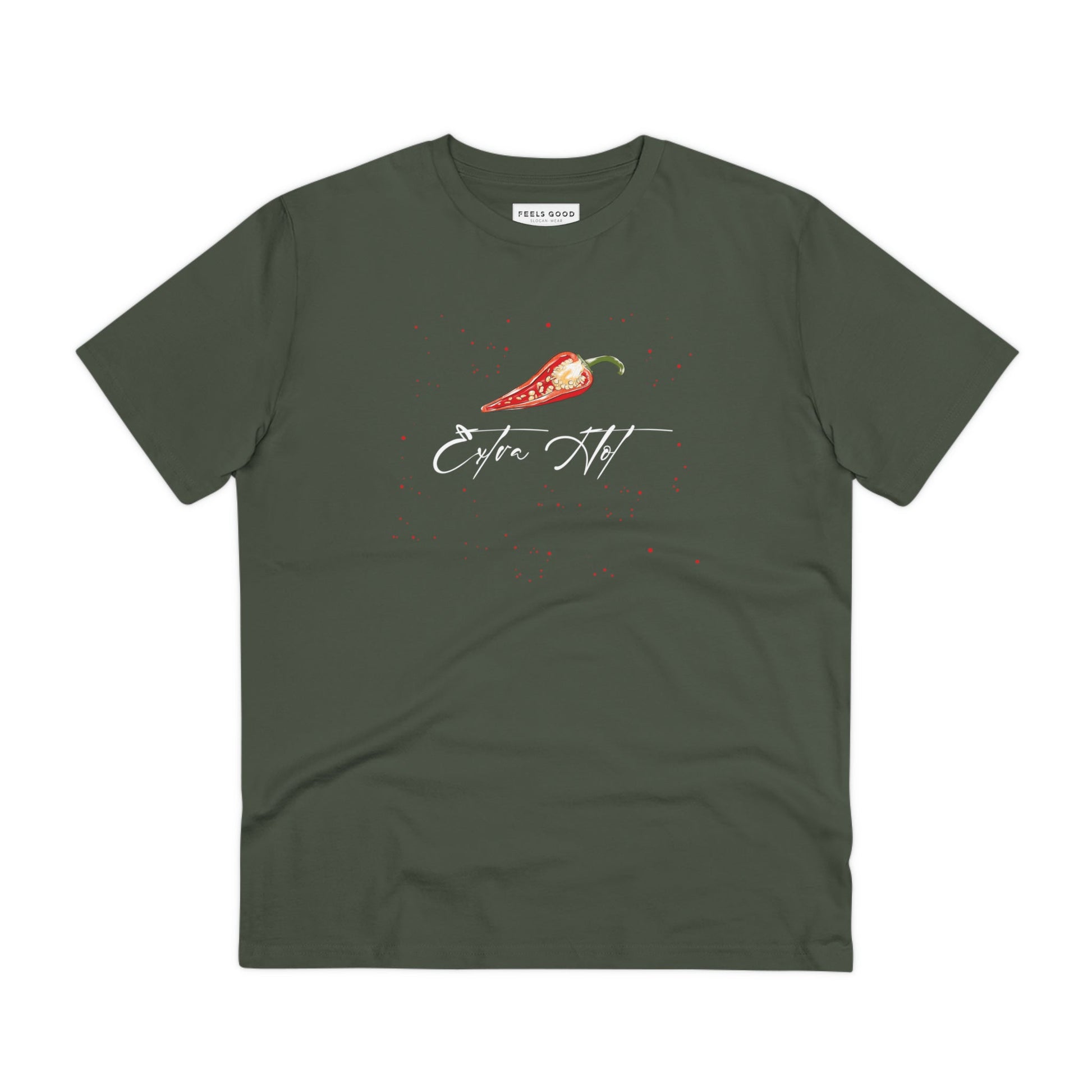 This black t-shirt for women is more than fashion—the feminist 'Extra Hot' organic cotton t-shirt speaks.
